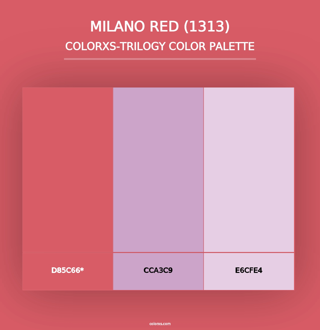 Milano Red (1313) - Colorxs Trilogy Palette