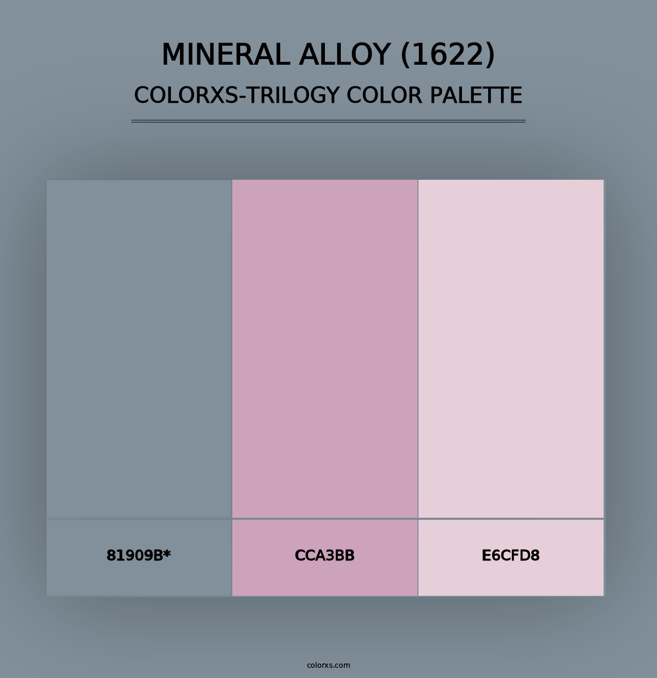 Mineral Alloy (1622) - Colorxs Trilogy Palette