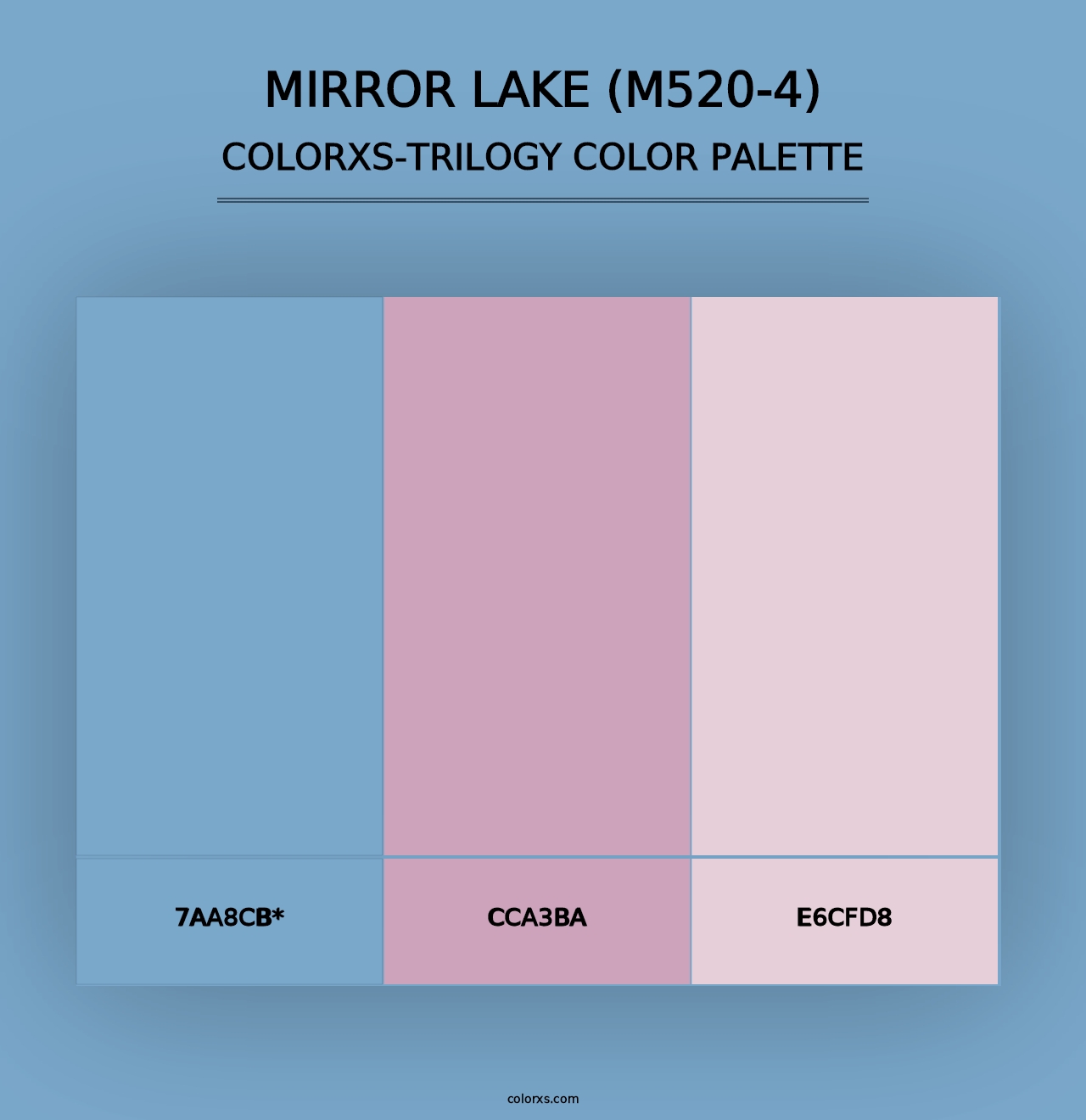 Mirror Lake (M520-4) - Colorxs Trilogy Palette