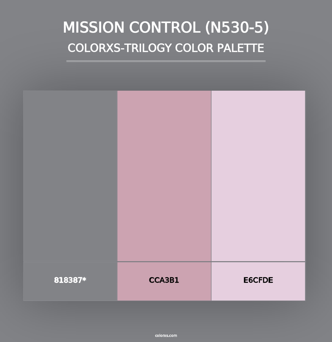 Mission Control (N530-5) - Colorxs Trilogy Palette