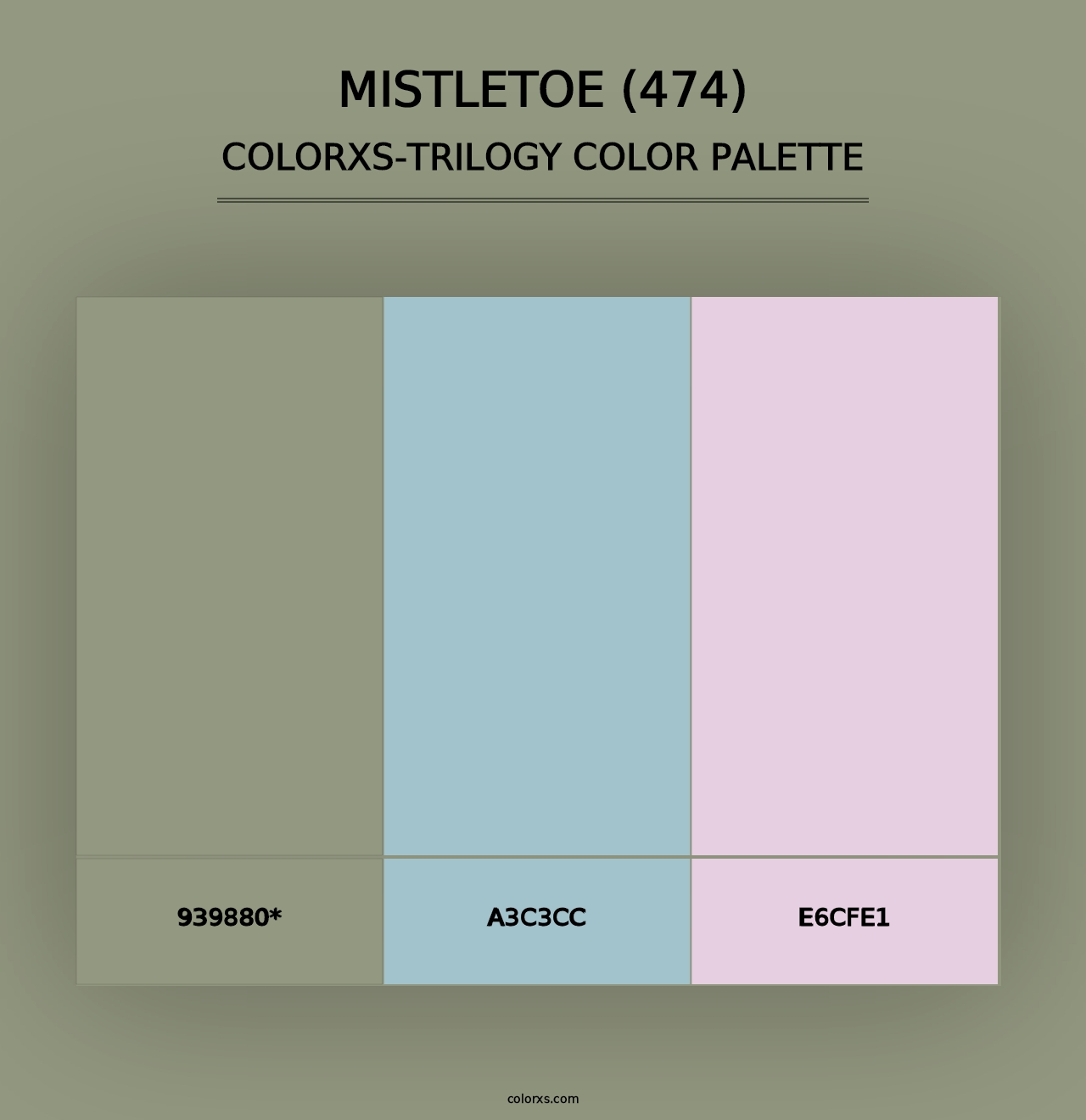 Mistletoe (474) - Colorxs Trilogy Palette