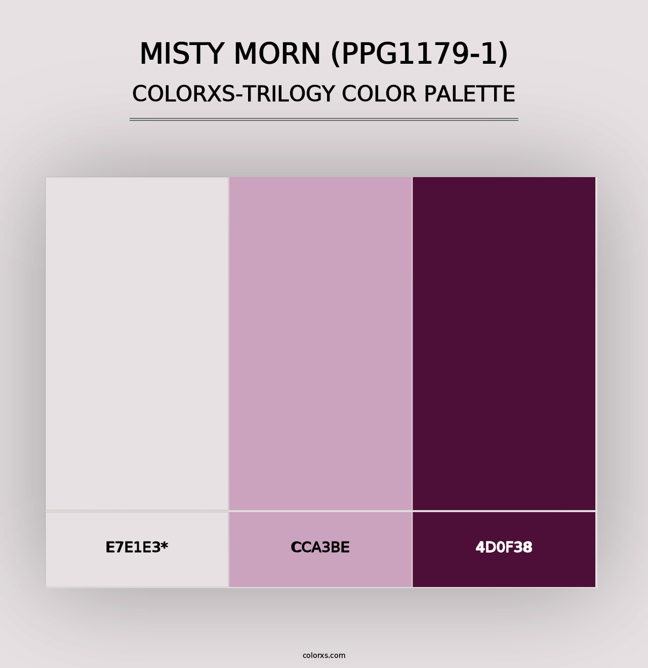 Misty Morn (PPG1179-1) - Colorxs Trilogy Palette