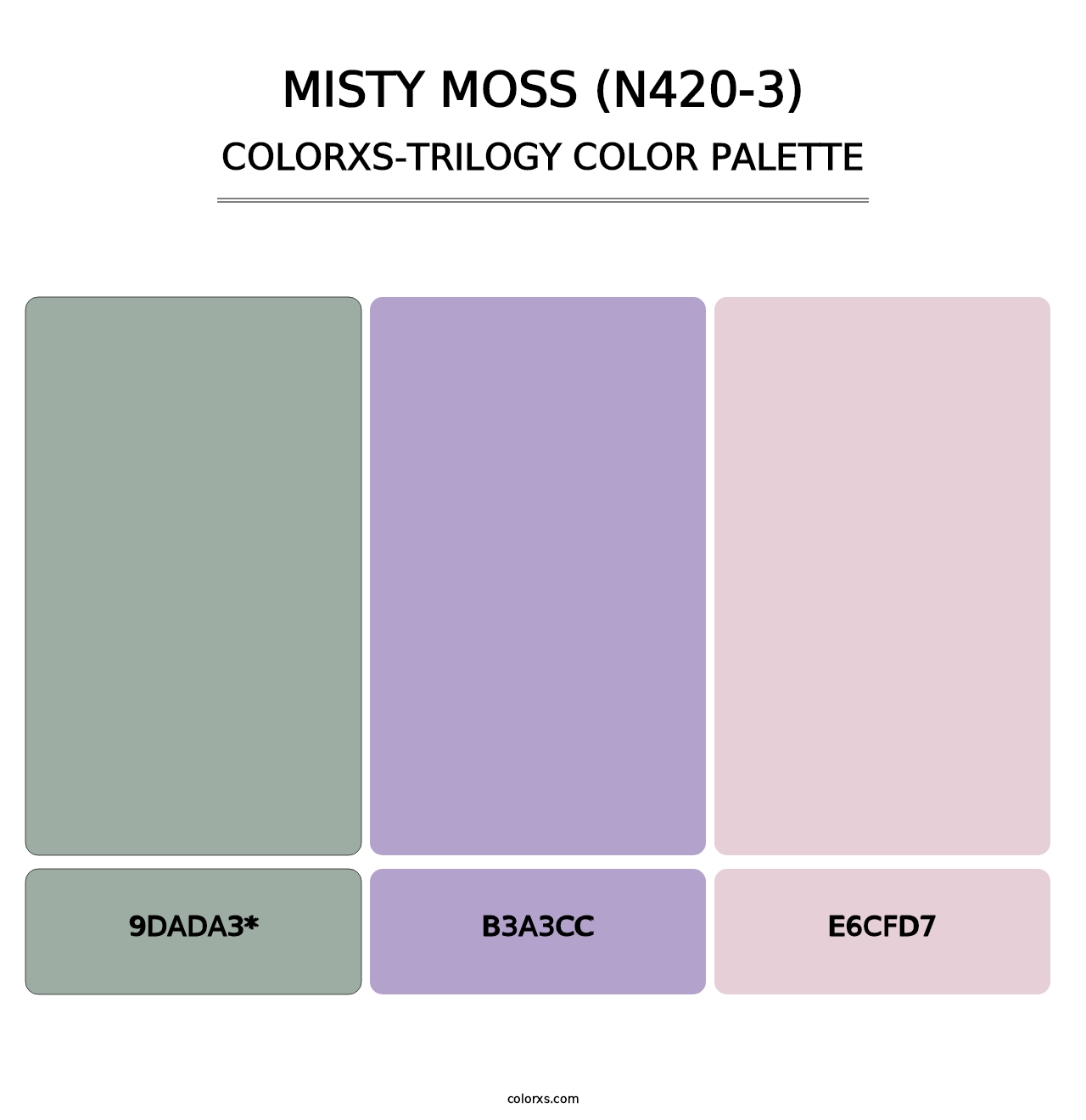 Misty Moss (N420-3) - Colorxs Trilogy Palette