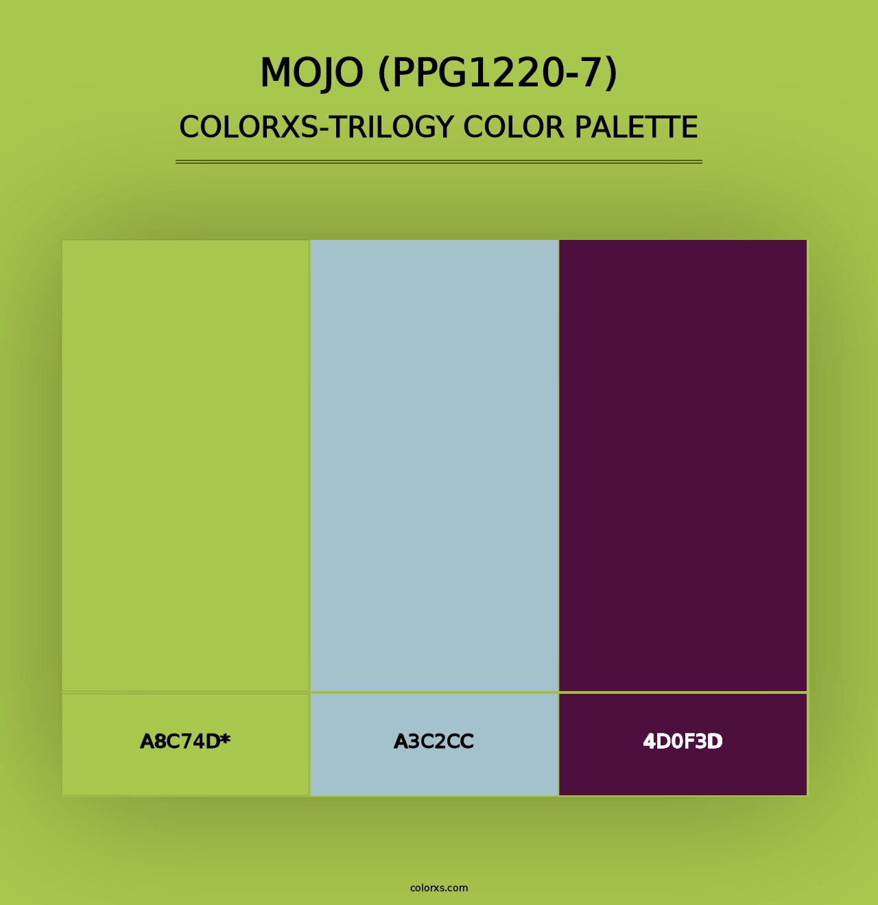 Mojo (PPG1220-7) - Colorxs Trilogy Palette