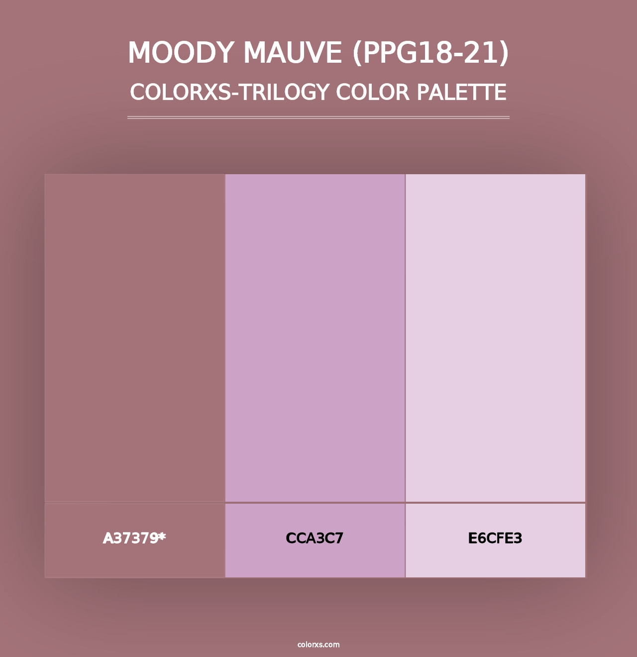 Moody Mauve (PPG18-21) - Colorxs Trilogy Palette