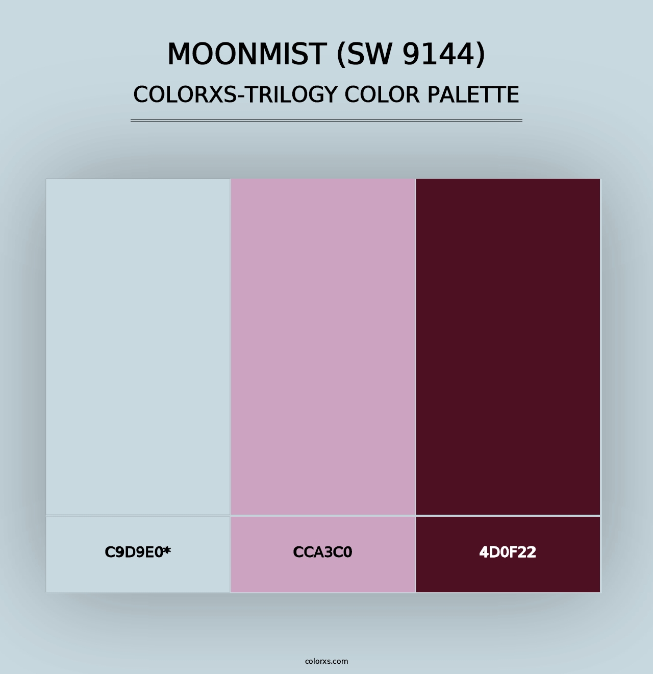 Moonmist (SW 9144) - Colorxs Trilogy Palette