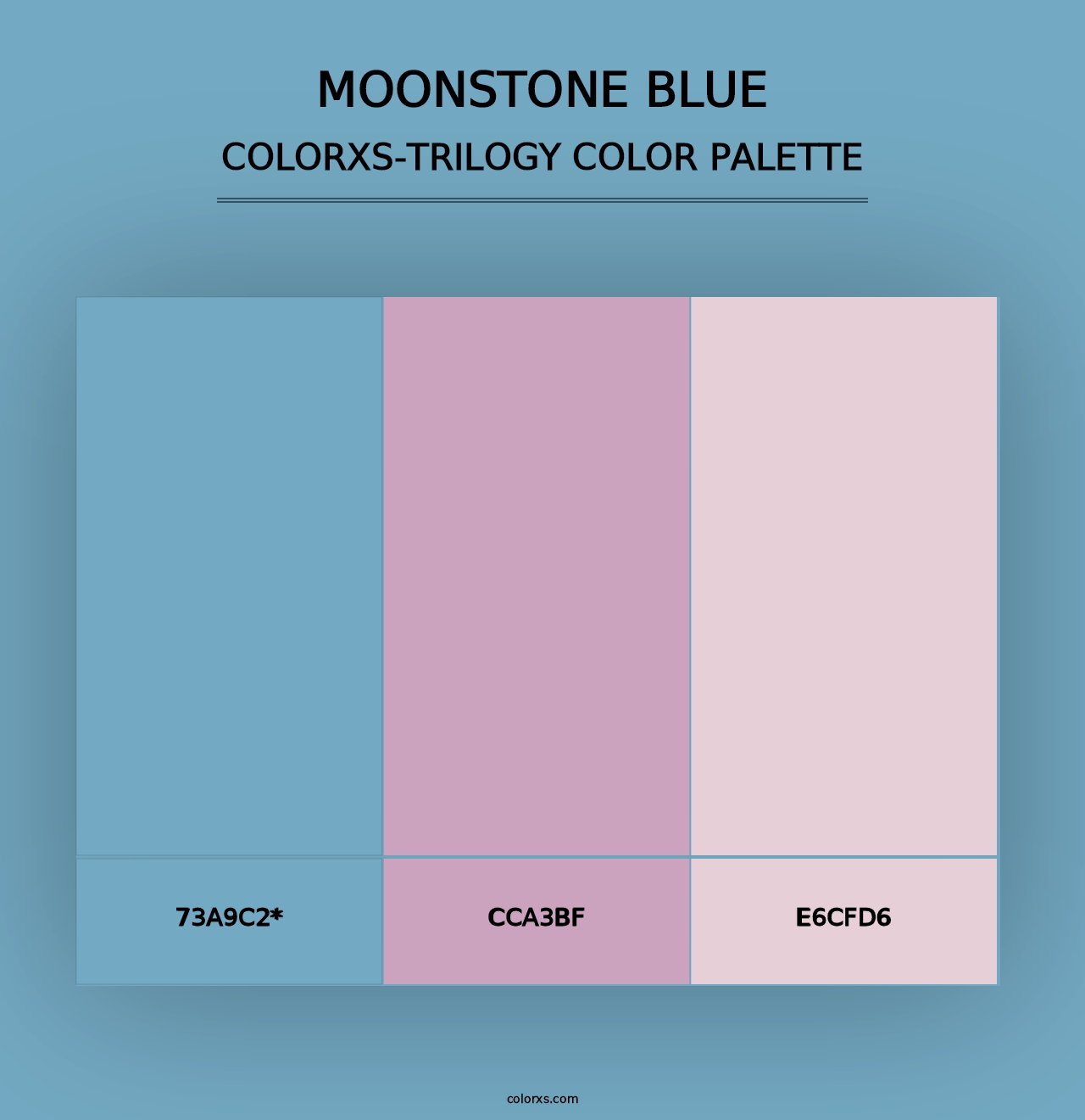 Moonstone Blue - Colorxs Trilogy Palette