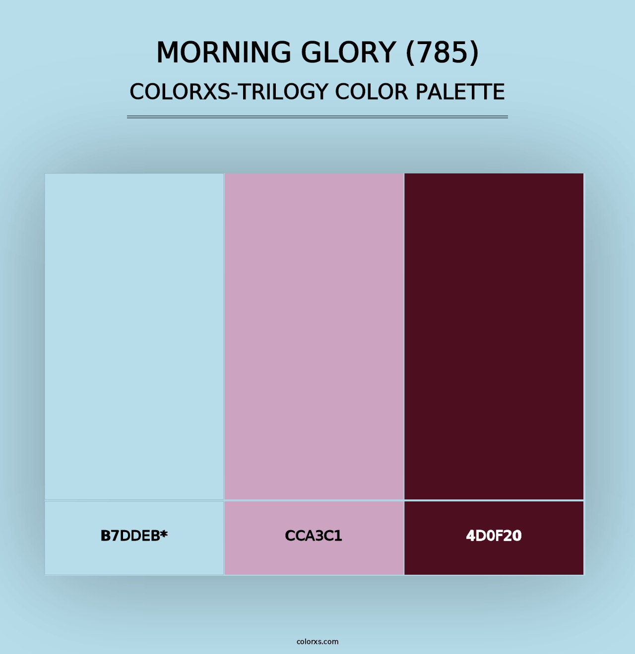 Morning Glory (785) - Colorxs Trilogy Palette