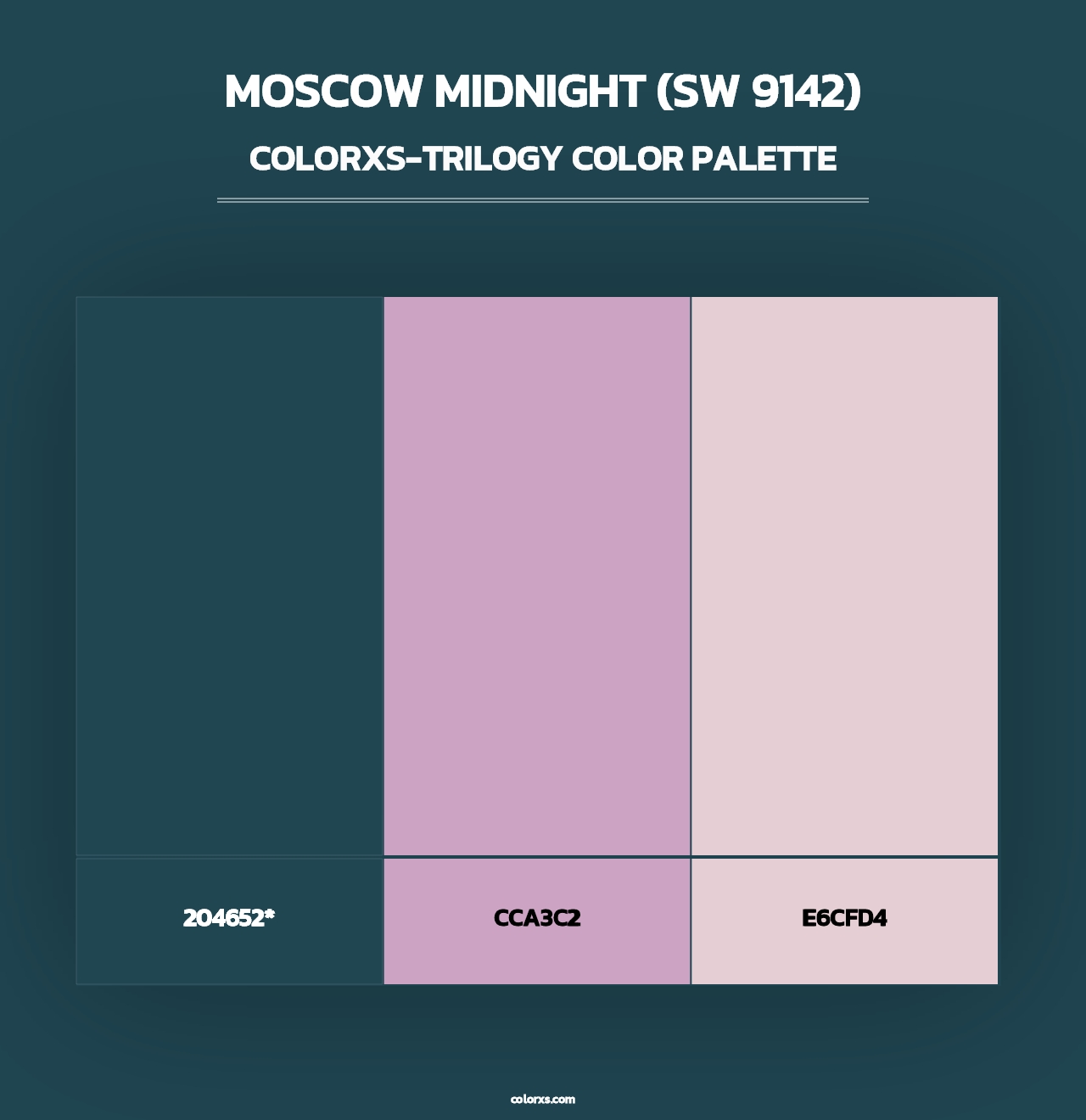 Moscow Midnight (SW 9142) - Colorxs Trilogy Palette