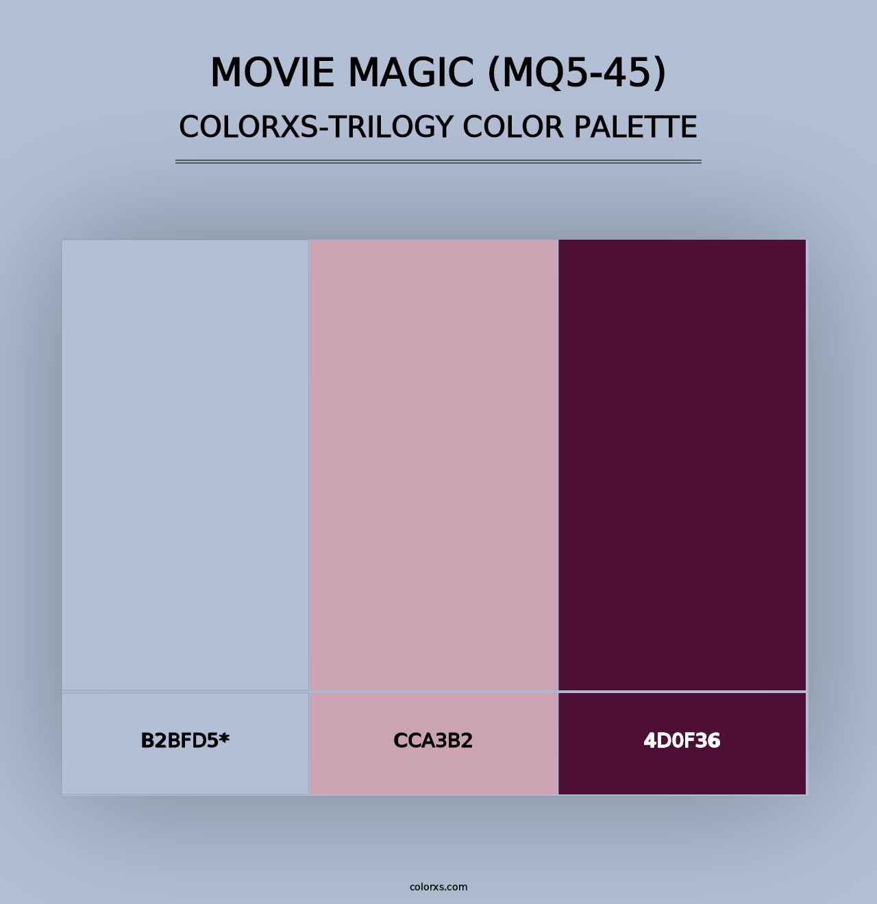 Movie Magic (MQ5-45) - Colorxs Trilogy Palette