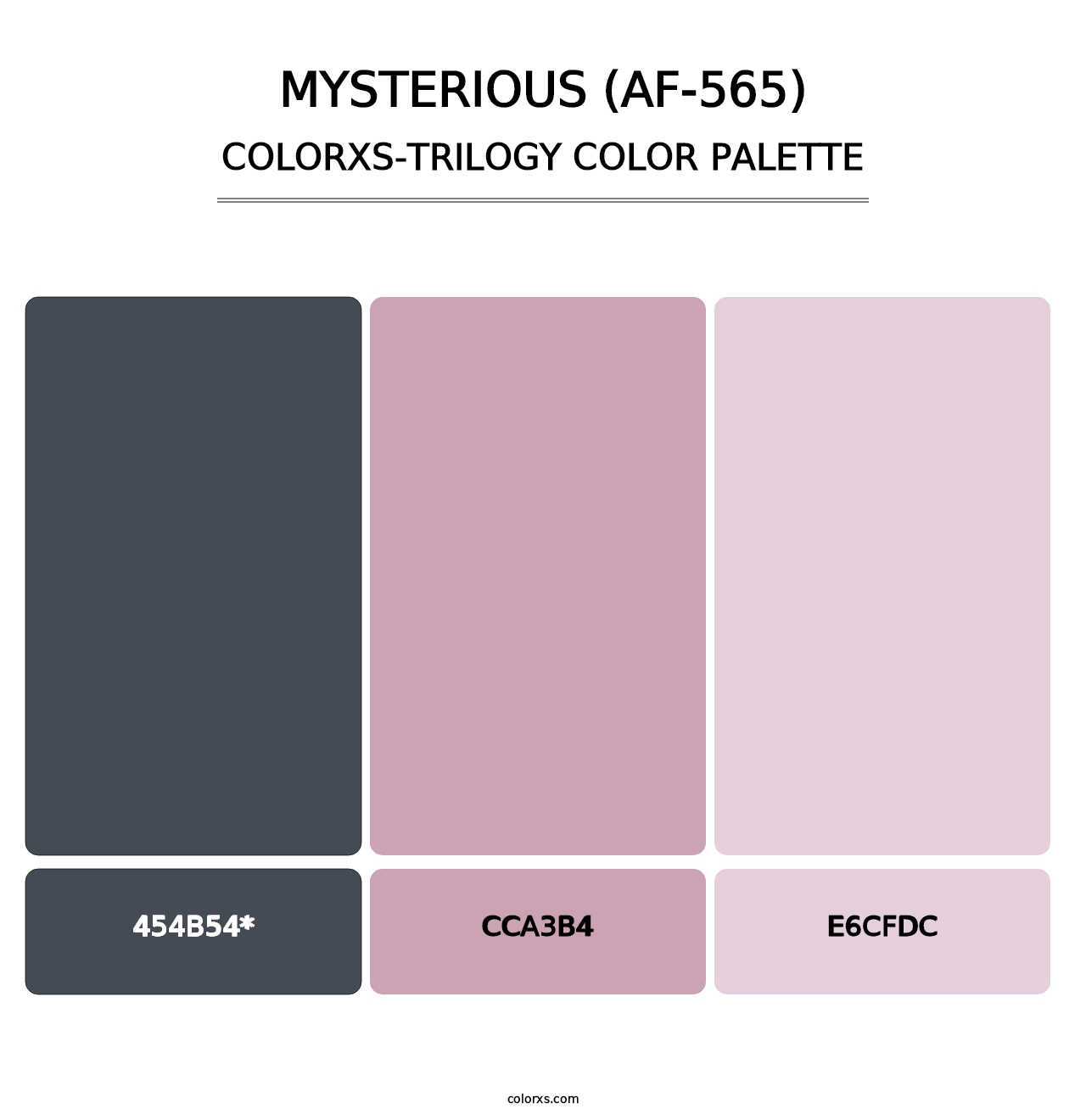 Mysterious (AF-565) - Colorxs Trilogy Palette