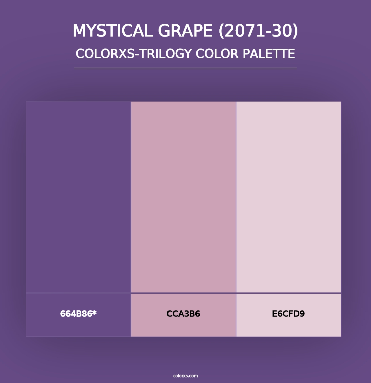 Mystical Grape (2071-30) - Colorxs Trilogy Palette