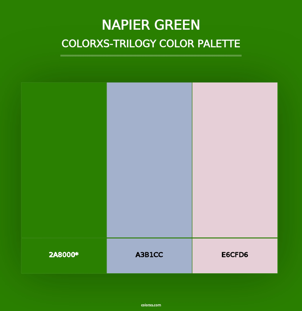 Napier Green - Colorxs Trilogy Palette