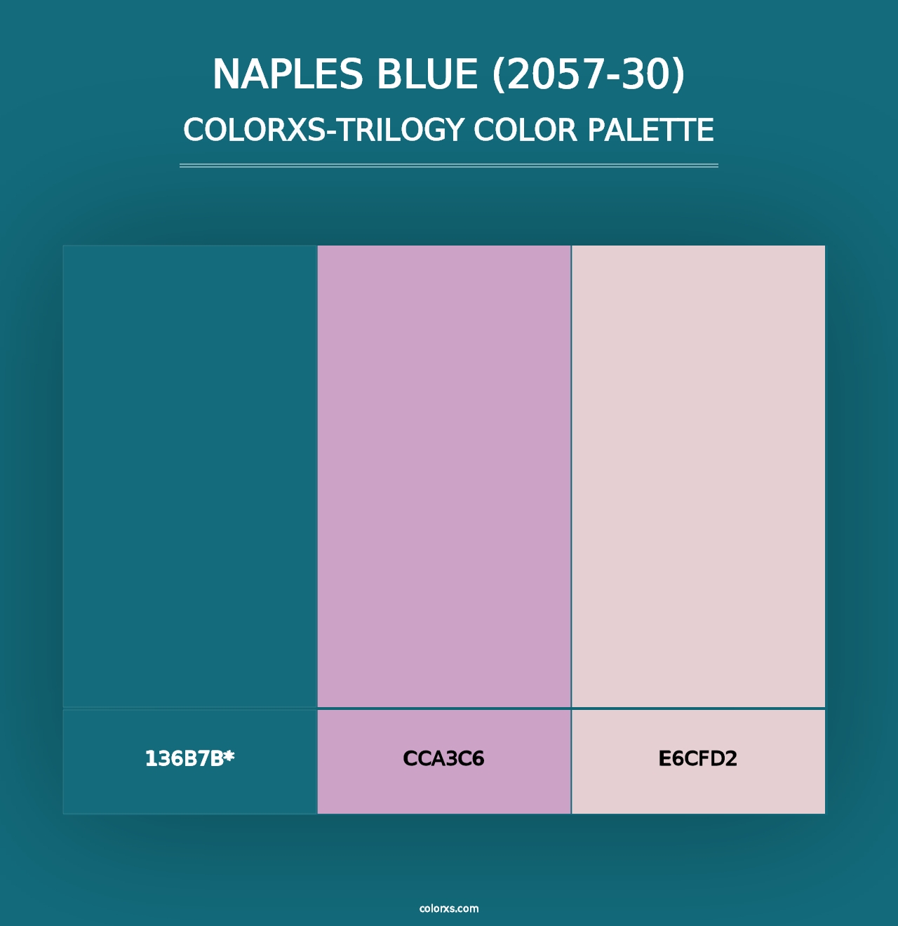 Naples Blue (2057-30) - Colorxs Trilogy Palette