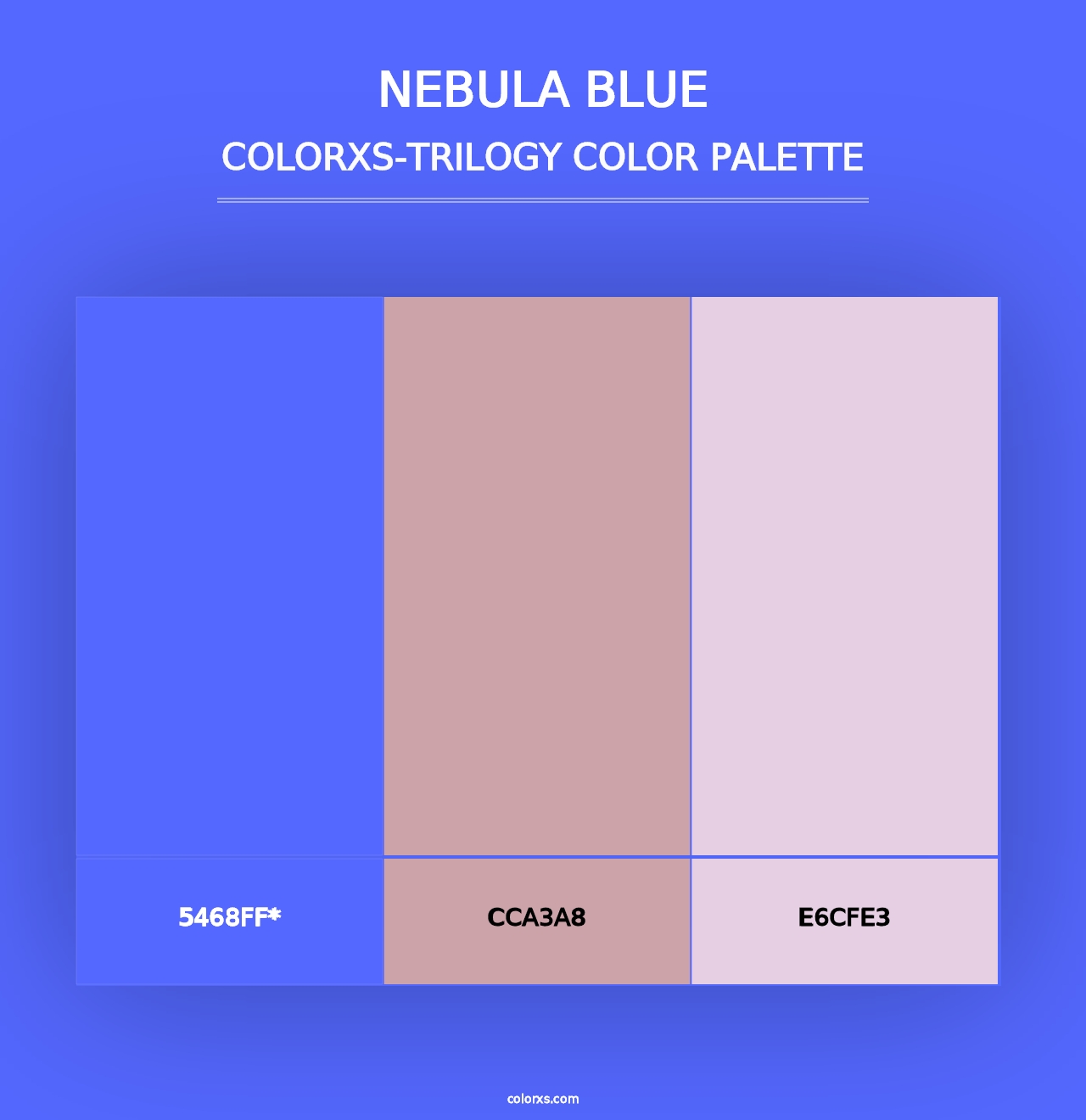 Nebula Blue - Colorxs Trilogy Palette