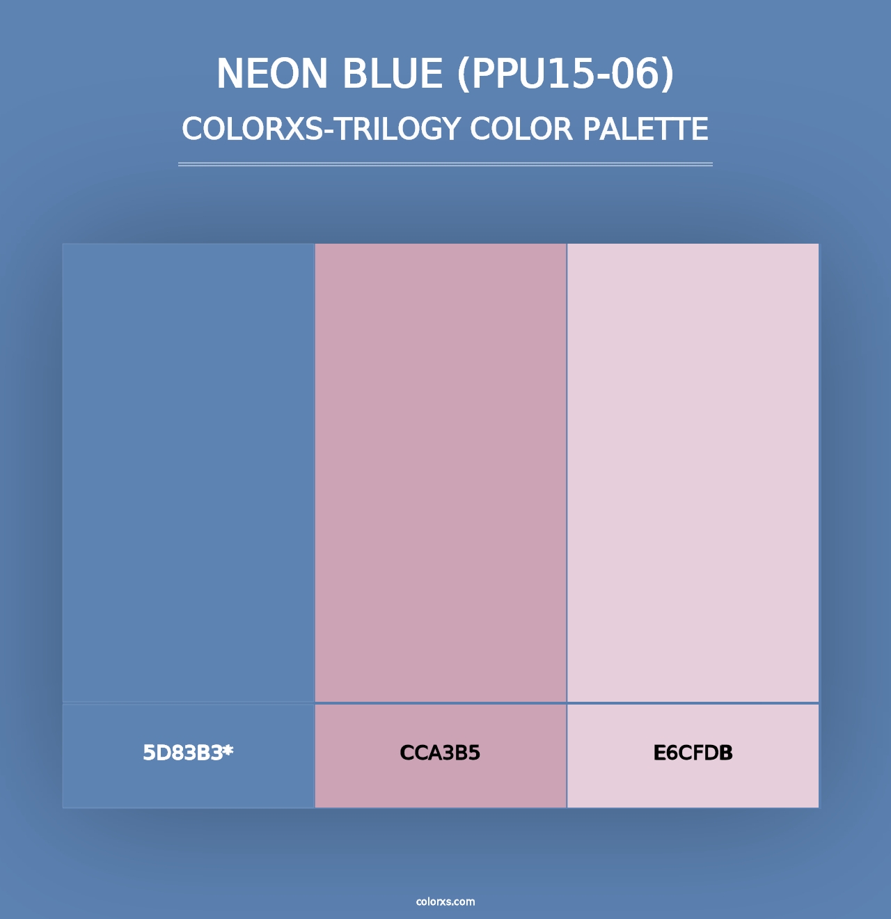 Neon Blue (PPU15-06) - Colorxs Trilogy Palette