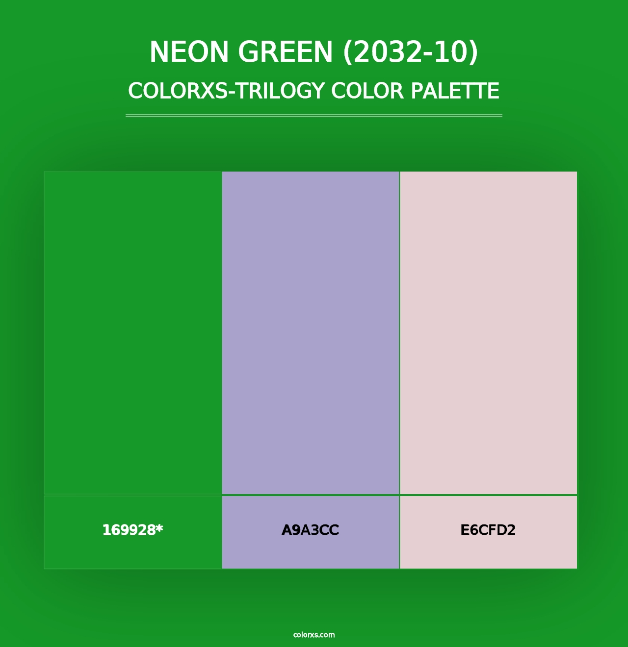 Neon Green (2032-10) - Colorxs Trilogy Palette