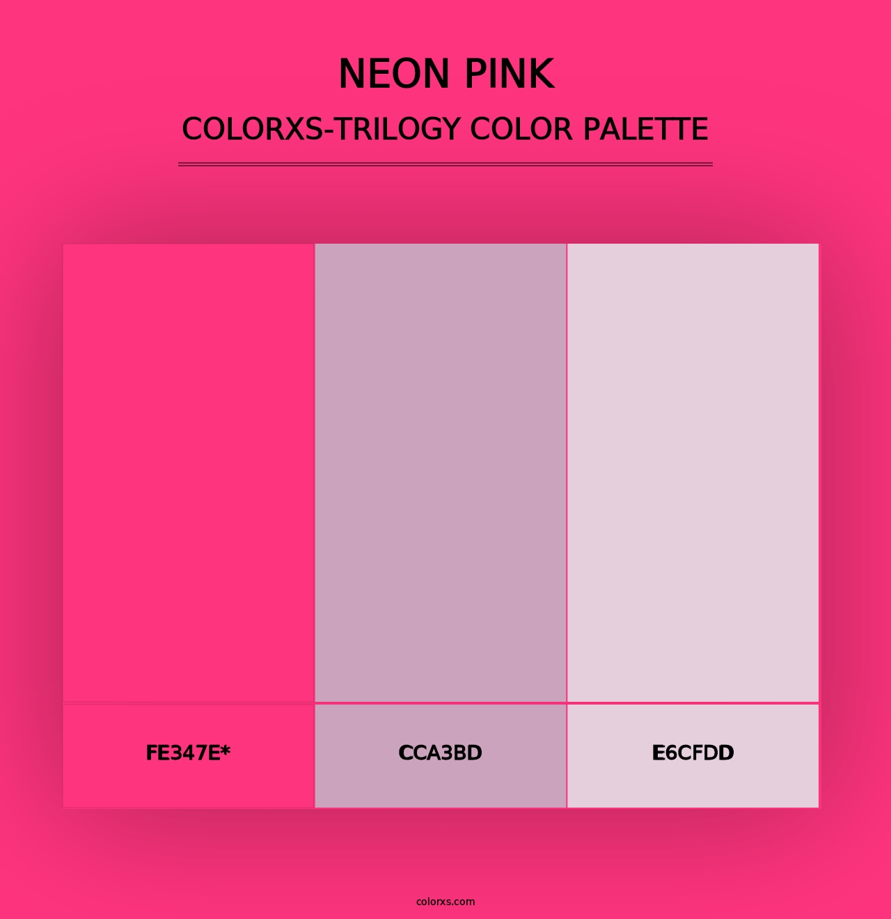 Neon Pink color palettes - colorxs.com