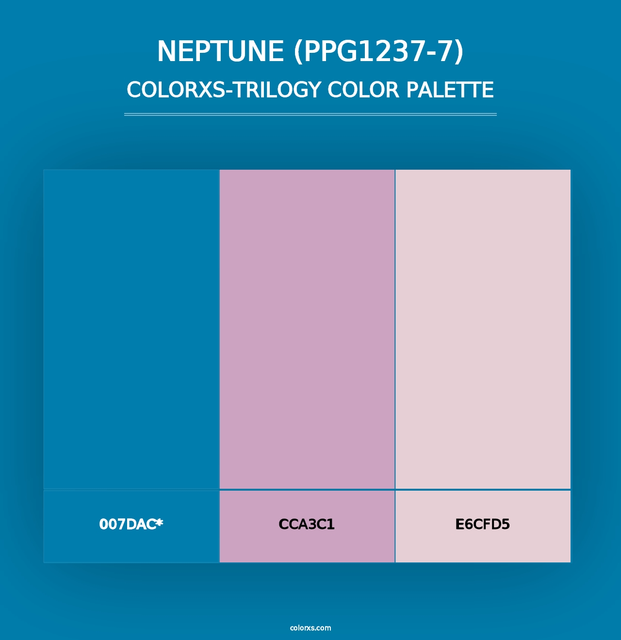 Neptune (PPG1237-7) - Colorxs Trilogy Palette