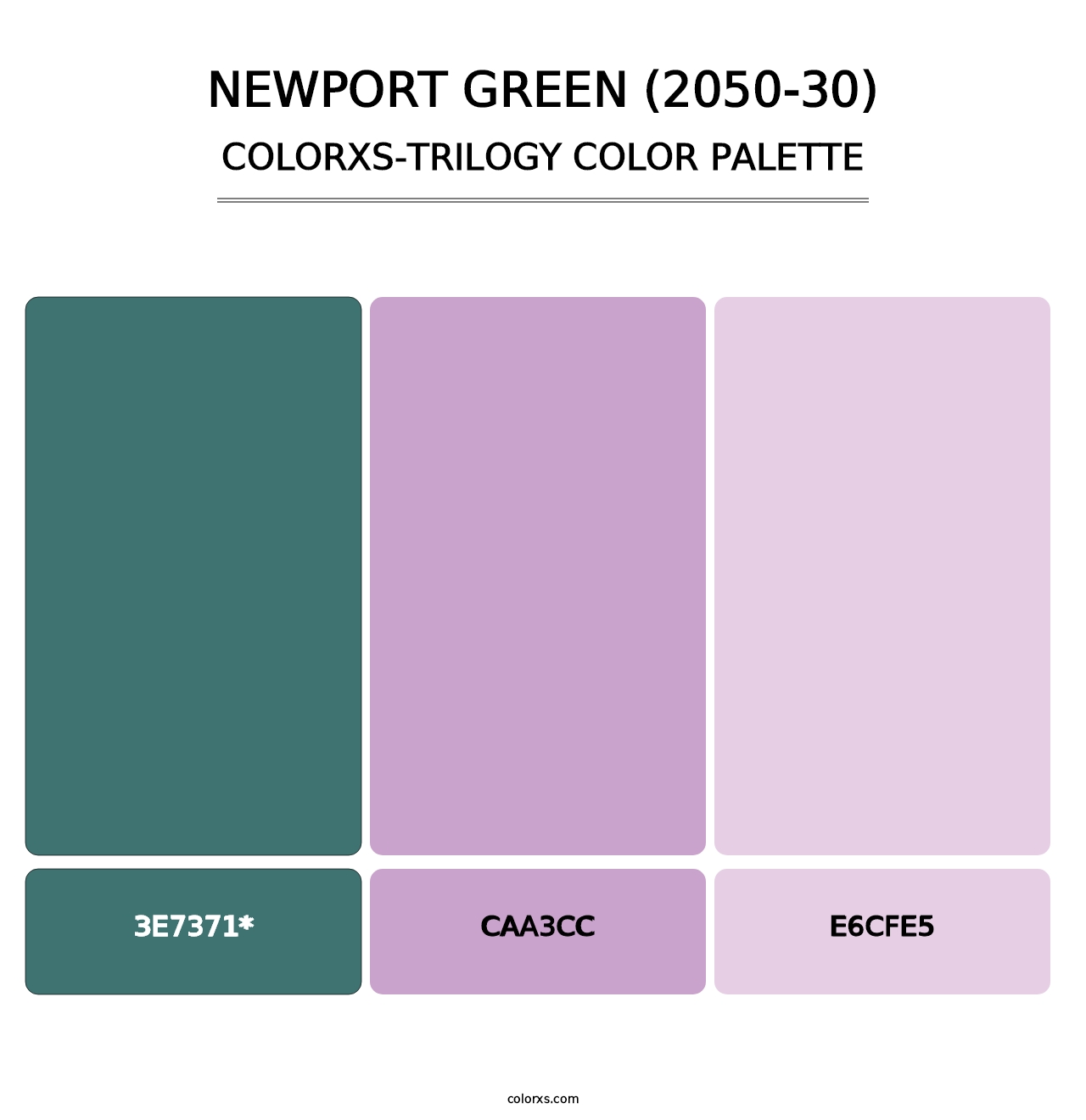 Newport Green (2050-30) - Colorxs Trilogy Palette