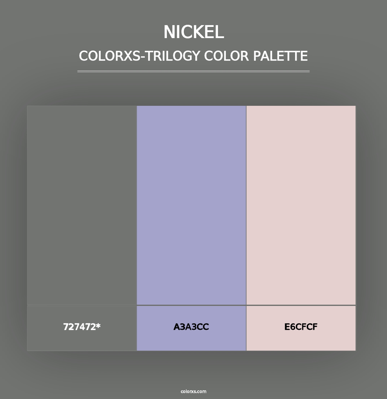 Nickel - Colorxs Trilogy Palette