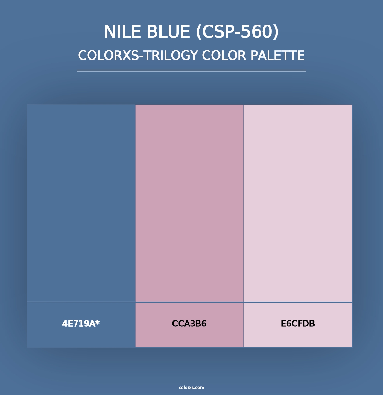 Nile Blue (CSP-560) - Colorxs Trilogy Palette