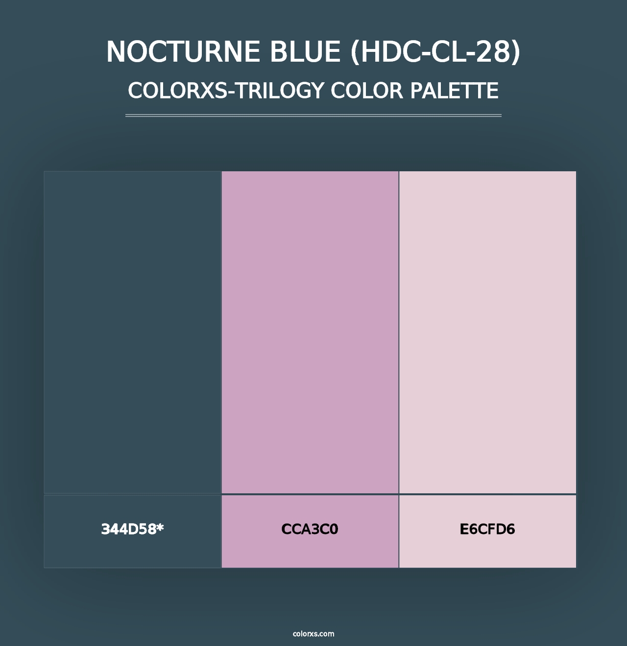 Nocturne Blue (HDC-CL-28) - Colorxs Trilogy Palette