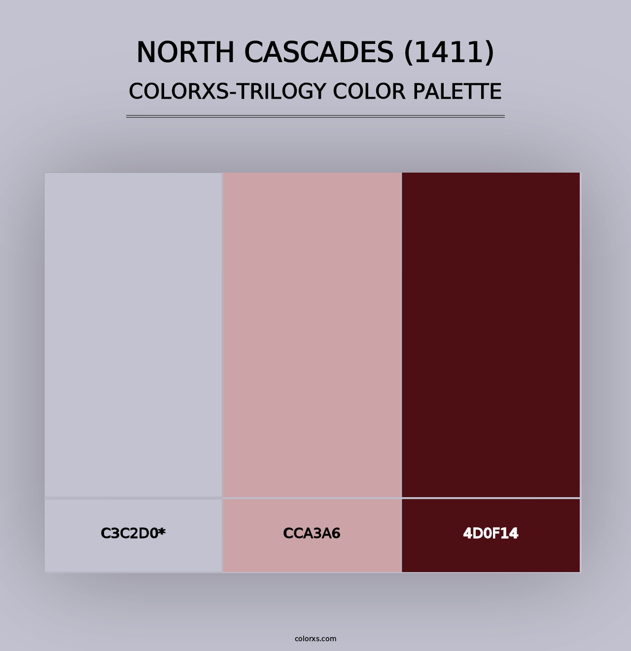 North Cascades (1411) - Colorxs Trilogy Palette