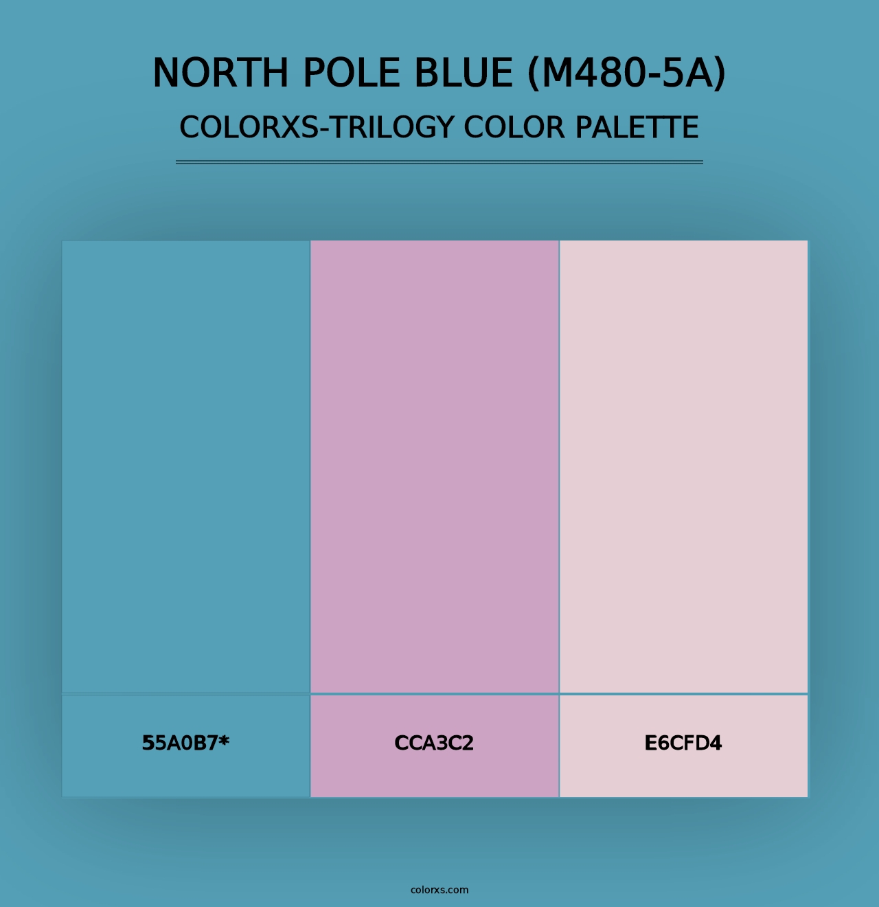 North Pole Blue (M480-5A) - Colorxs Trilogy Palette