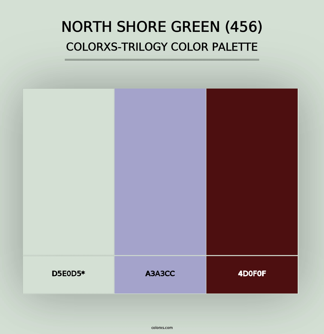 North Shore Green (456) - Colorxs Trilogy Palette