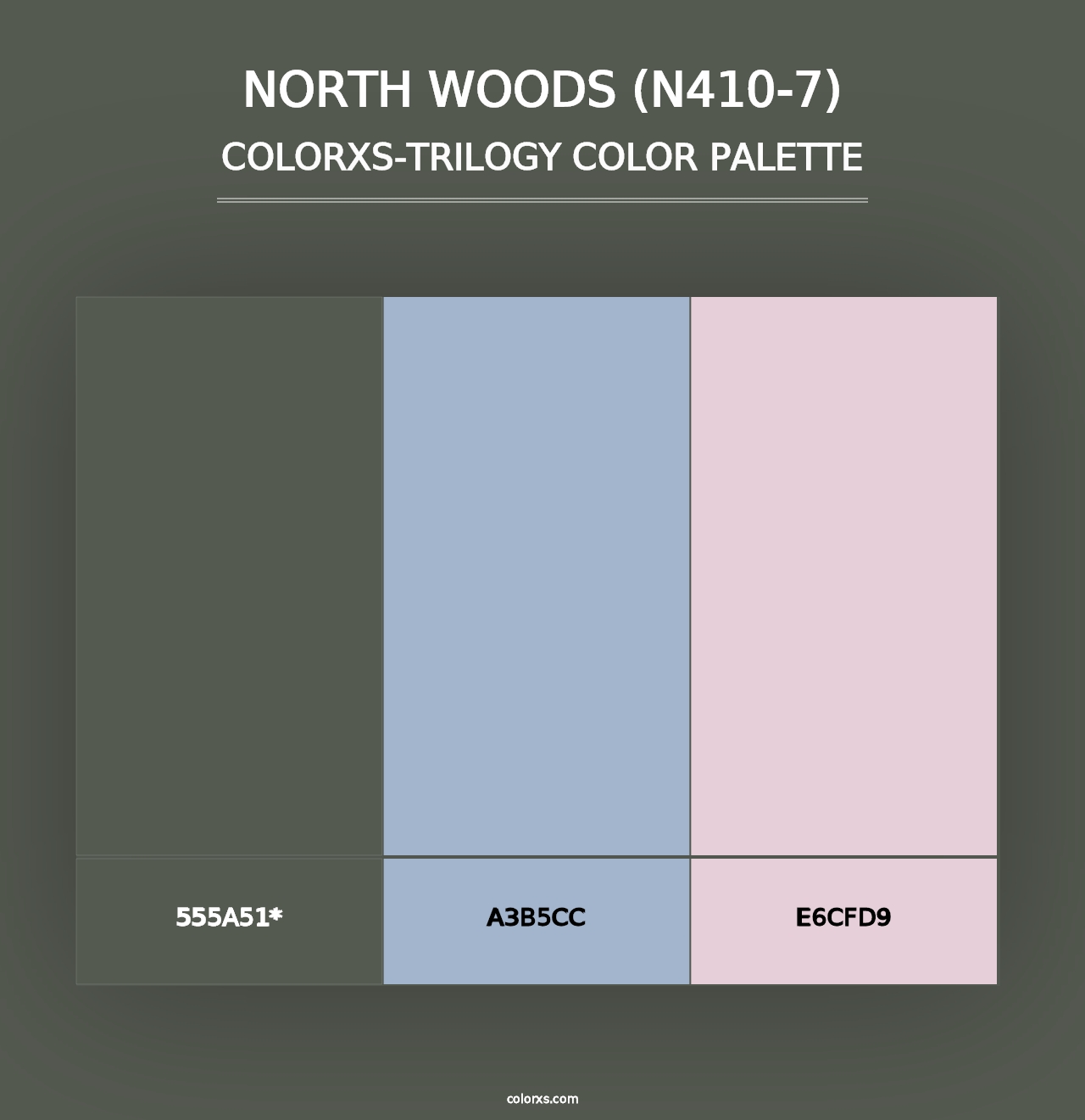 North Woods (N410-7) - Colorxs Trilogy Palette