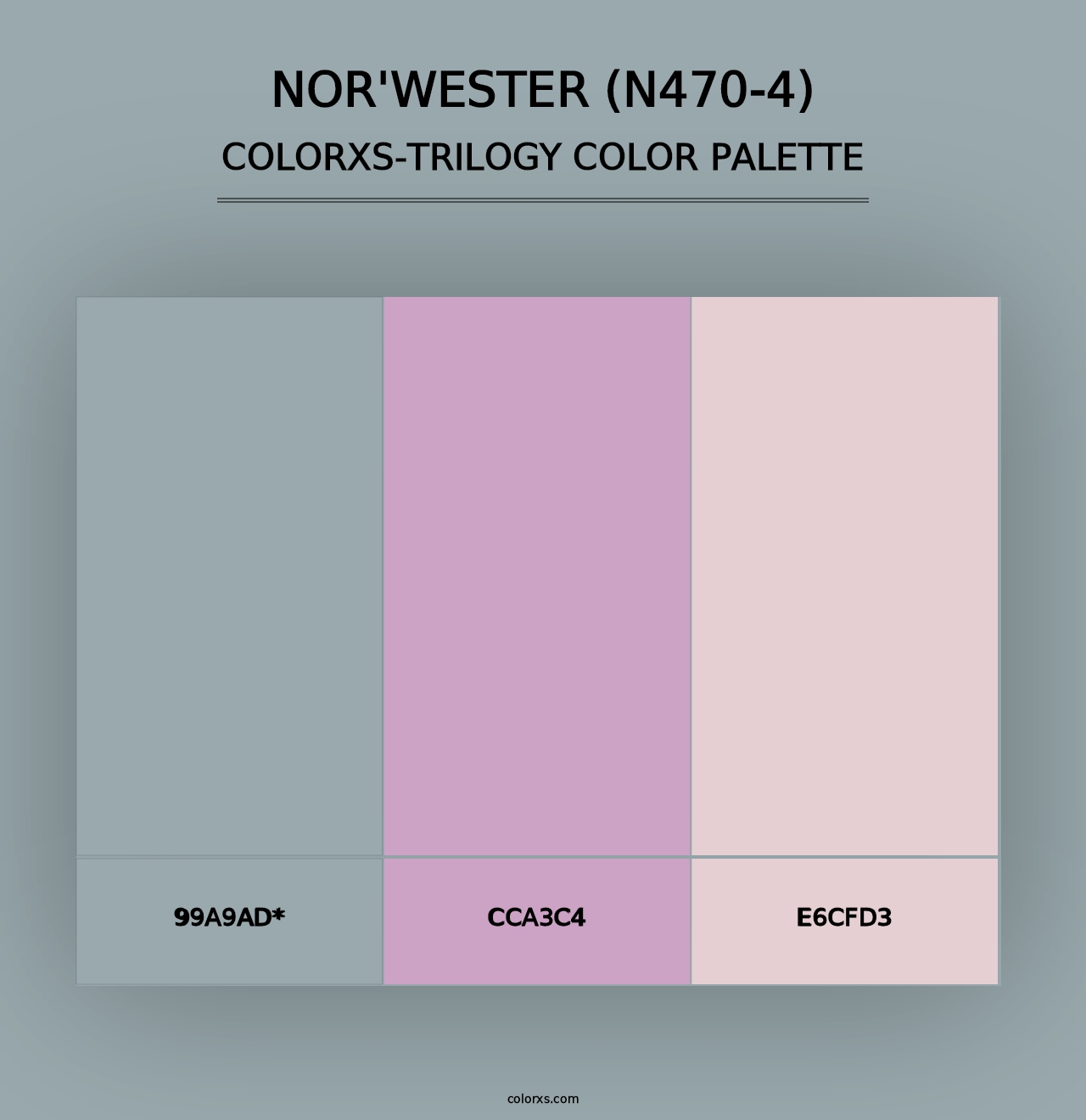 Nor'Wester (N470-4) - Colorxs Trilogy Palette