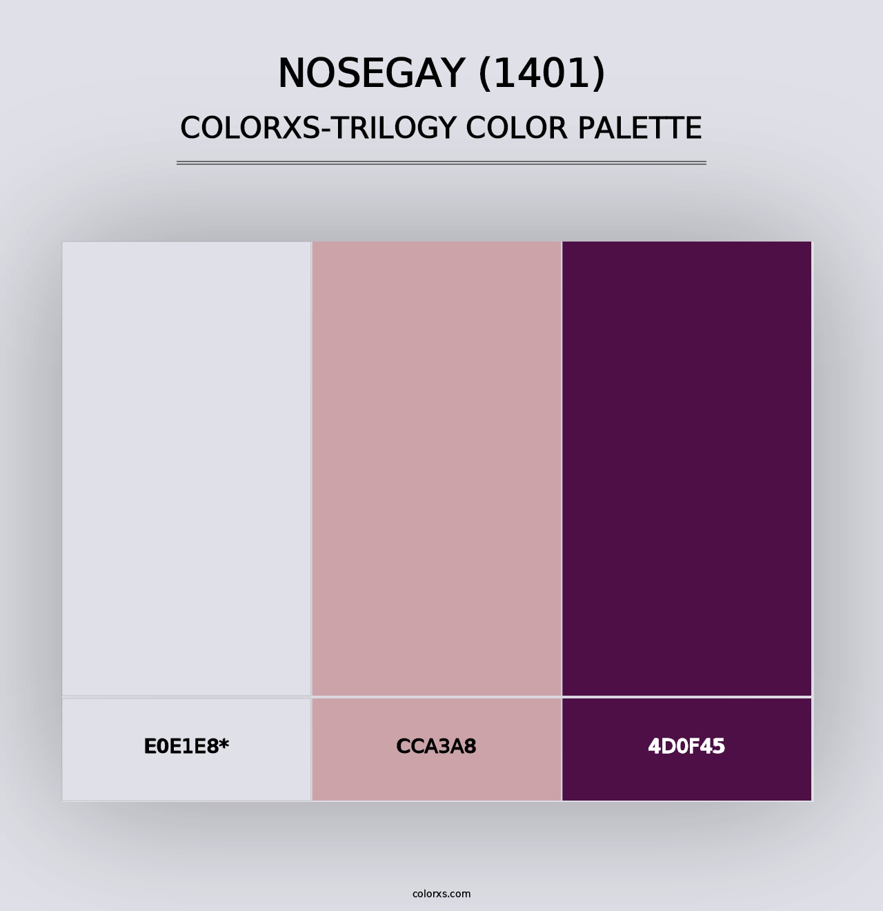 Nosegay (1401) - Colorxs Trilogy Palette