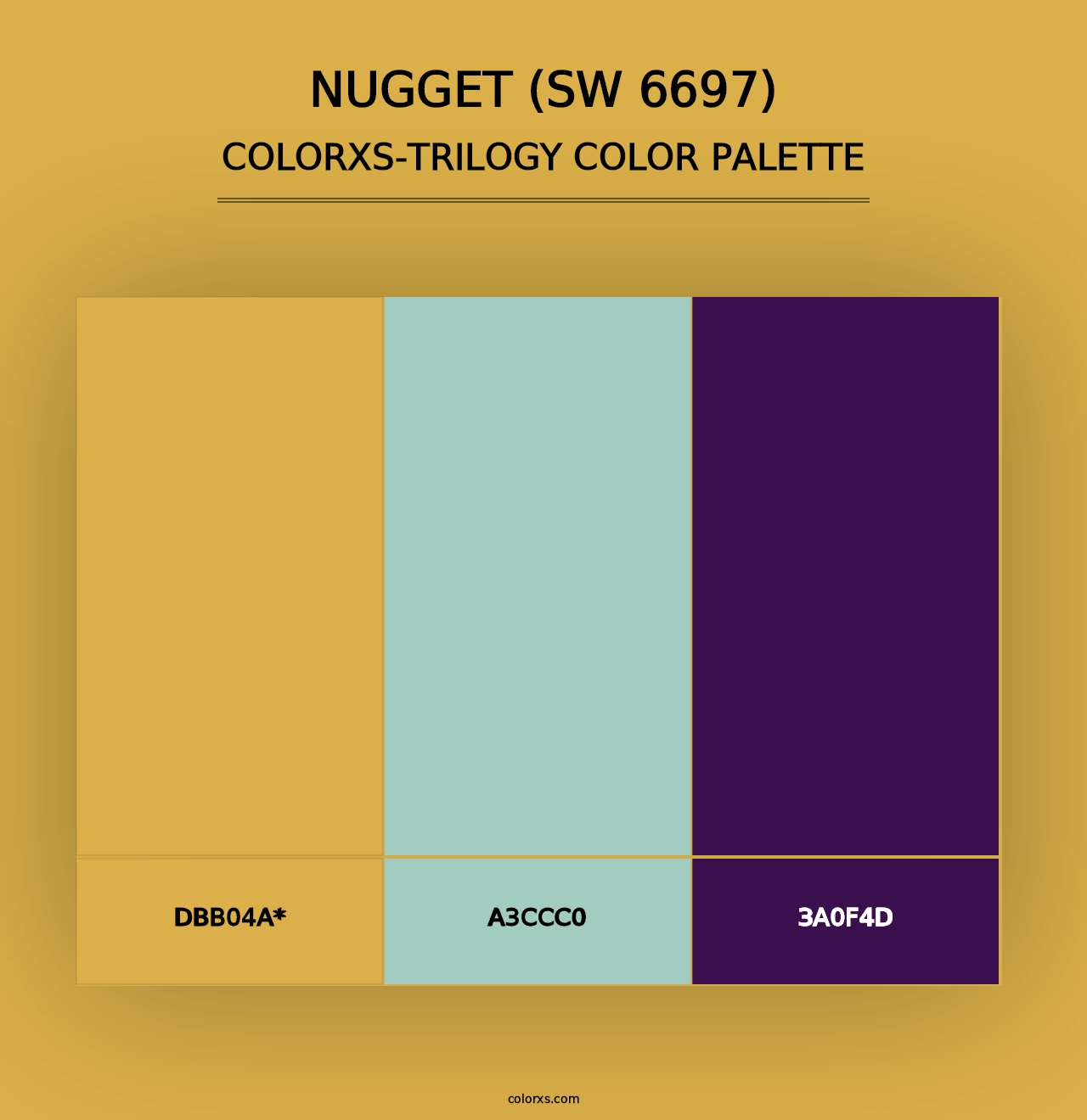 Nugget (SW 6697) - Colorxs Trilogy Palette