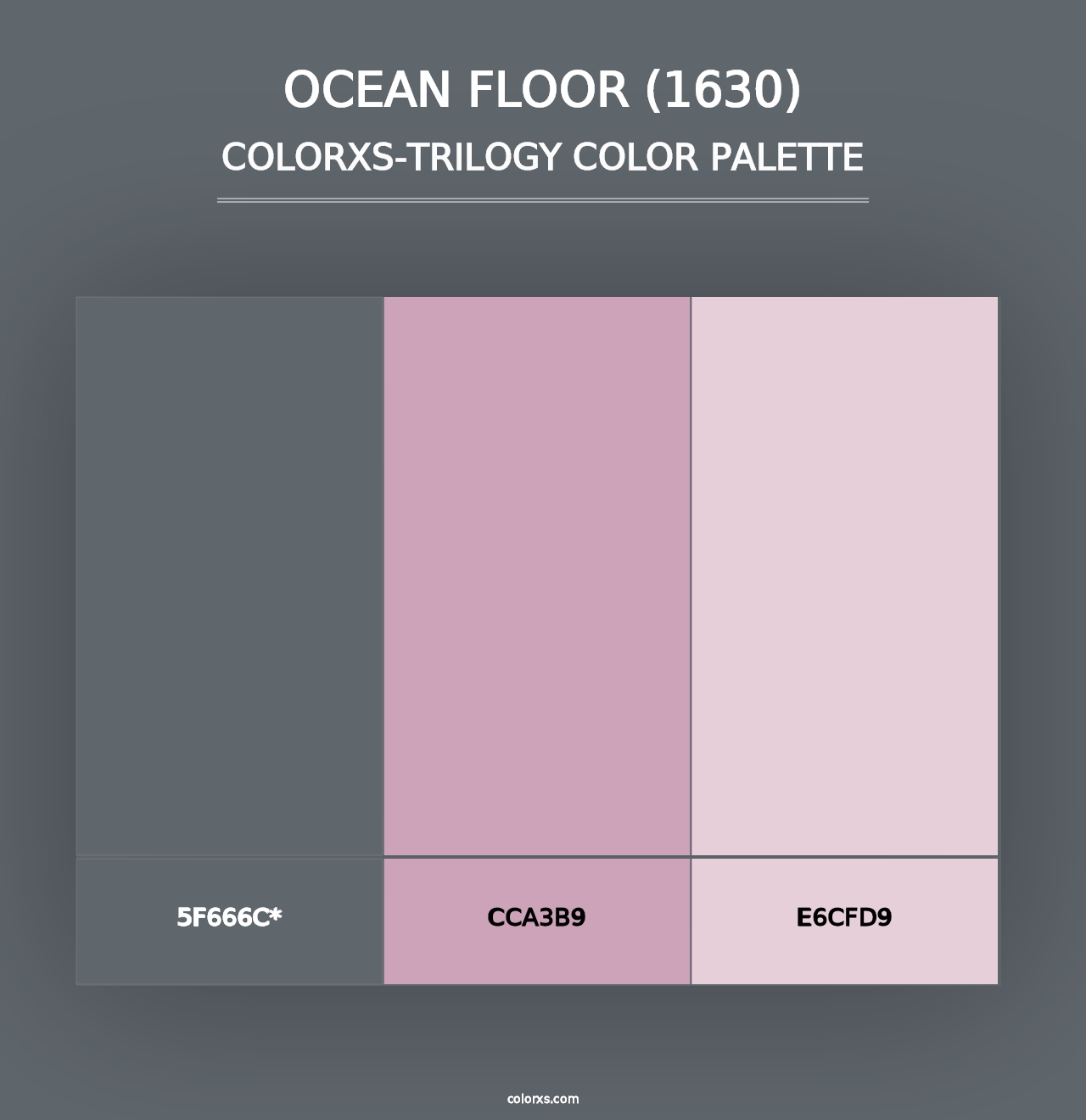 Ocean Floor (1630) - Colorxs Trilogy Palette