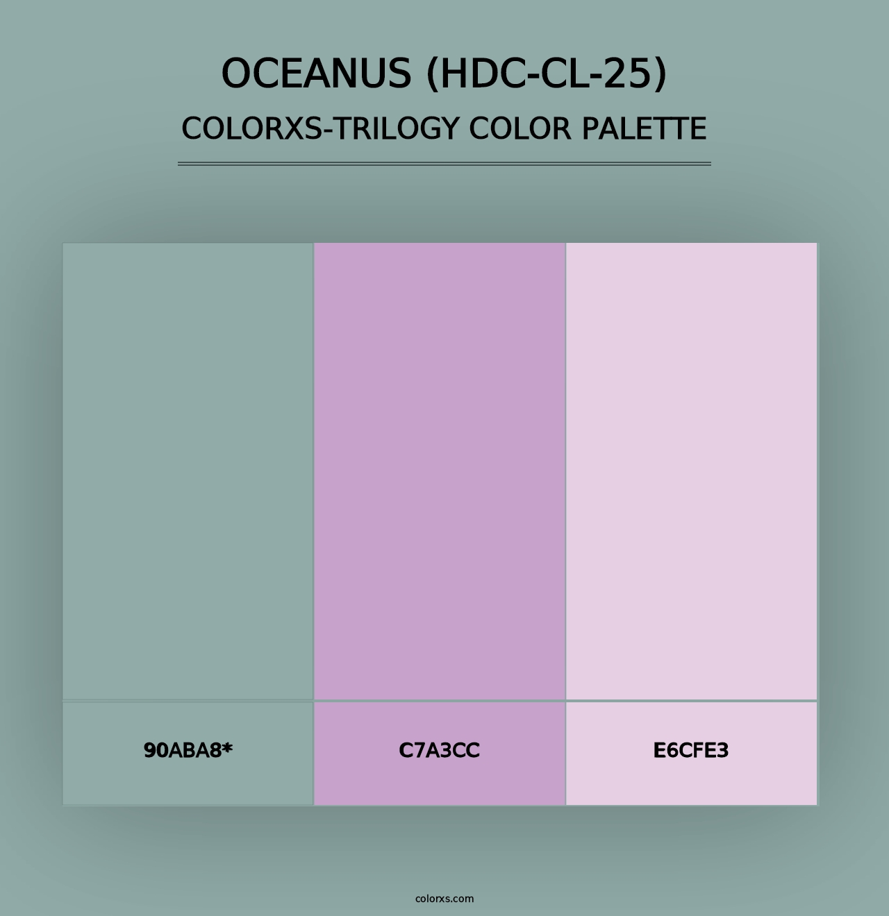 Oceanus (HDC-CL-25) - Colorxs Trilogy Palette