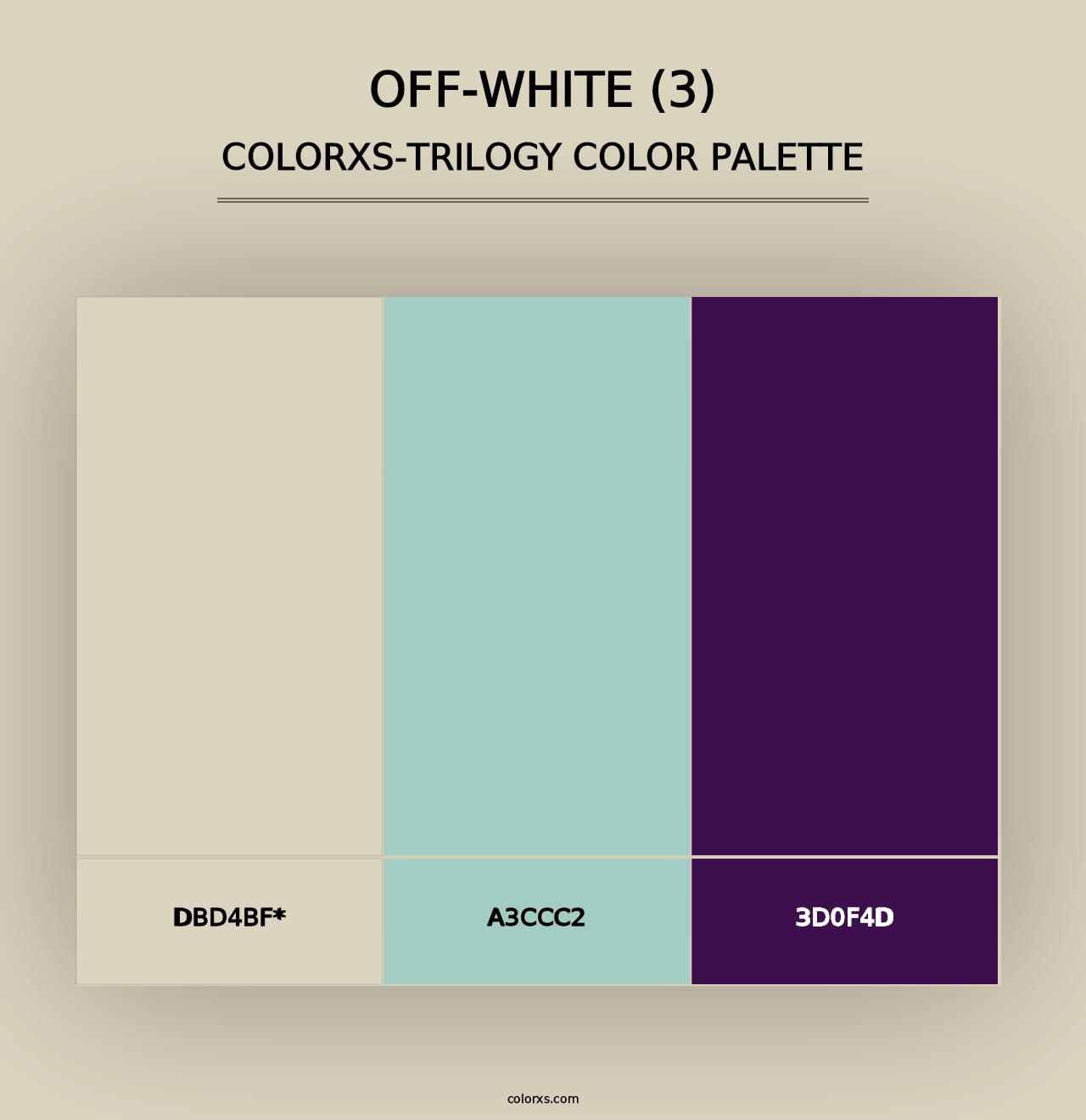 Off-White (3) - Colorxs Trilogy Palette