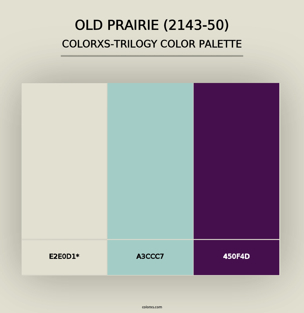 Old Prairie (2143-50) - Colorxs Trilogy Palette