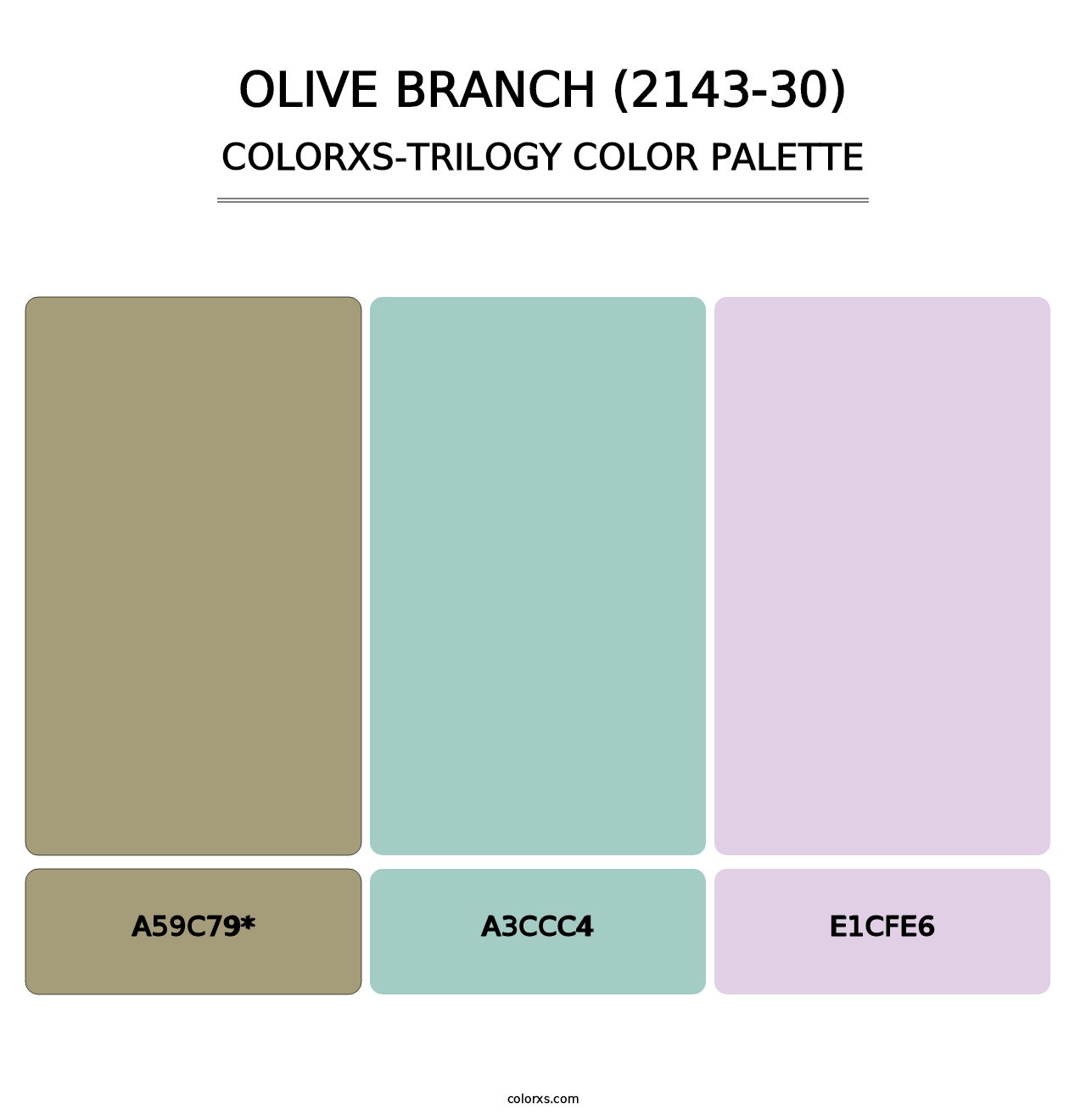 Olive Branch (2143-30) - Colorxs Trilogy Palette