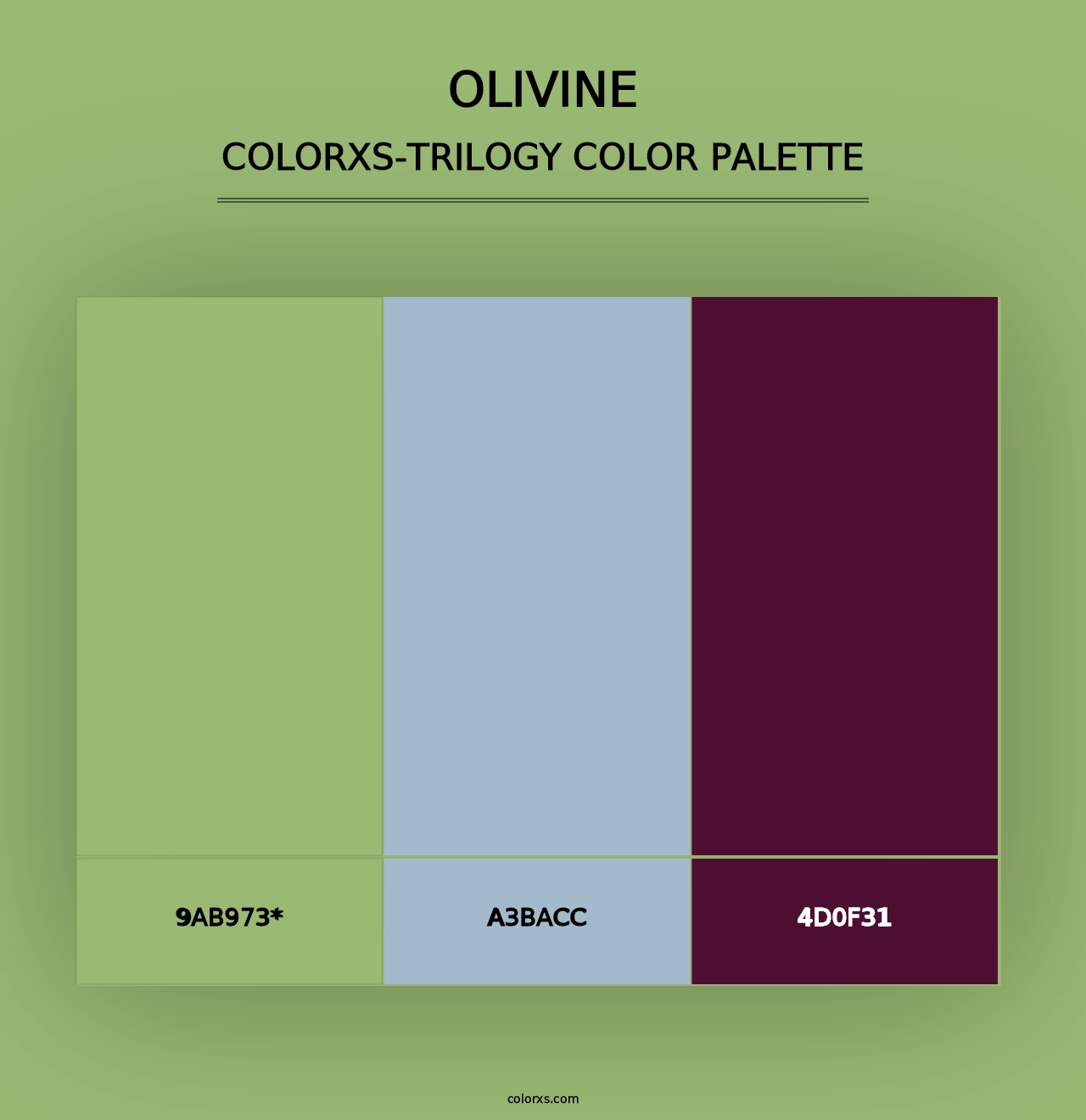 Olivine - Colorxs Trilogy Palette