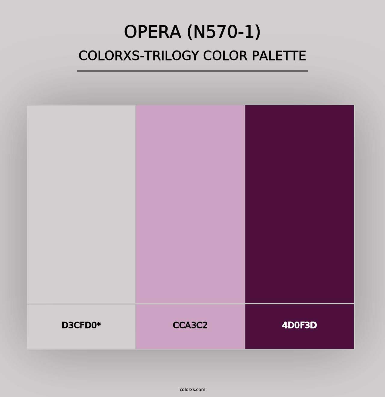 Opera (N570-1) - Colorxs Trilogy Palette