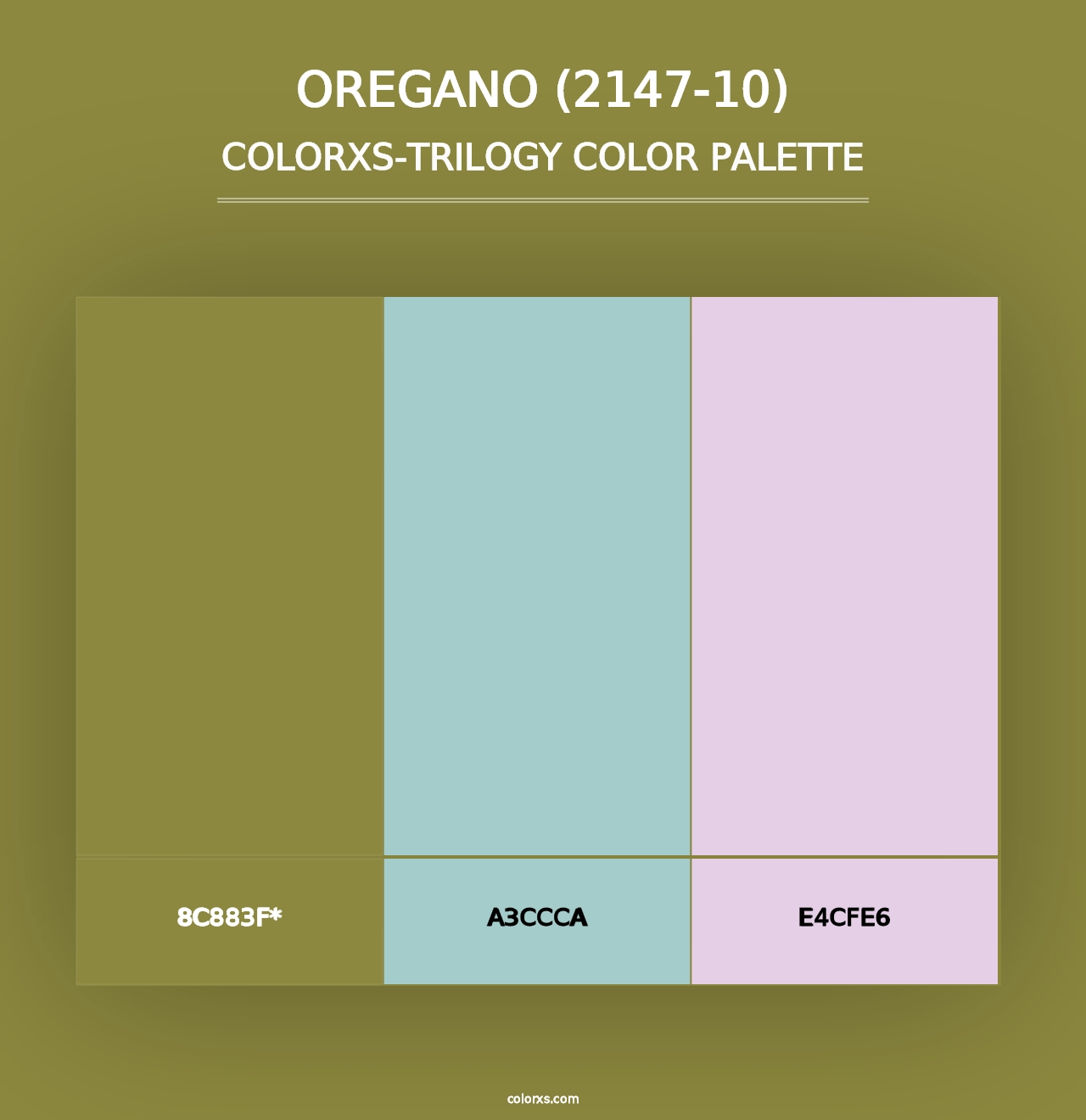 Oregano (2147-10) - Colorxs Trilogy Palette