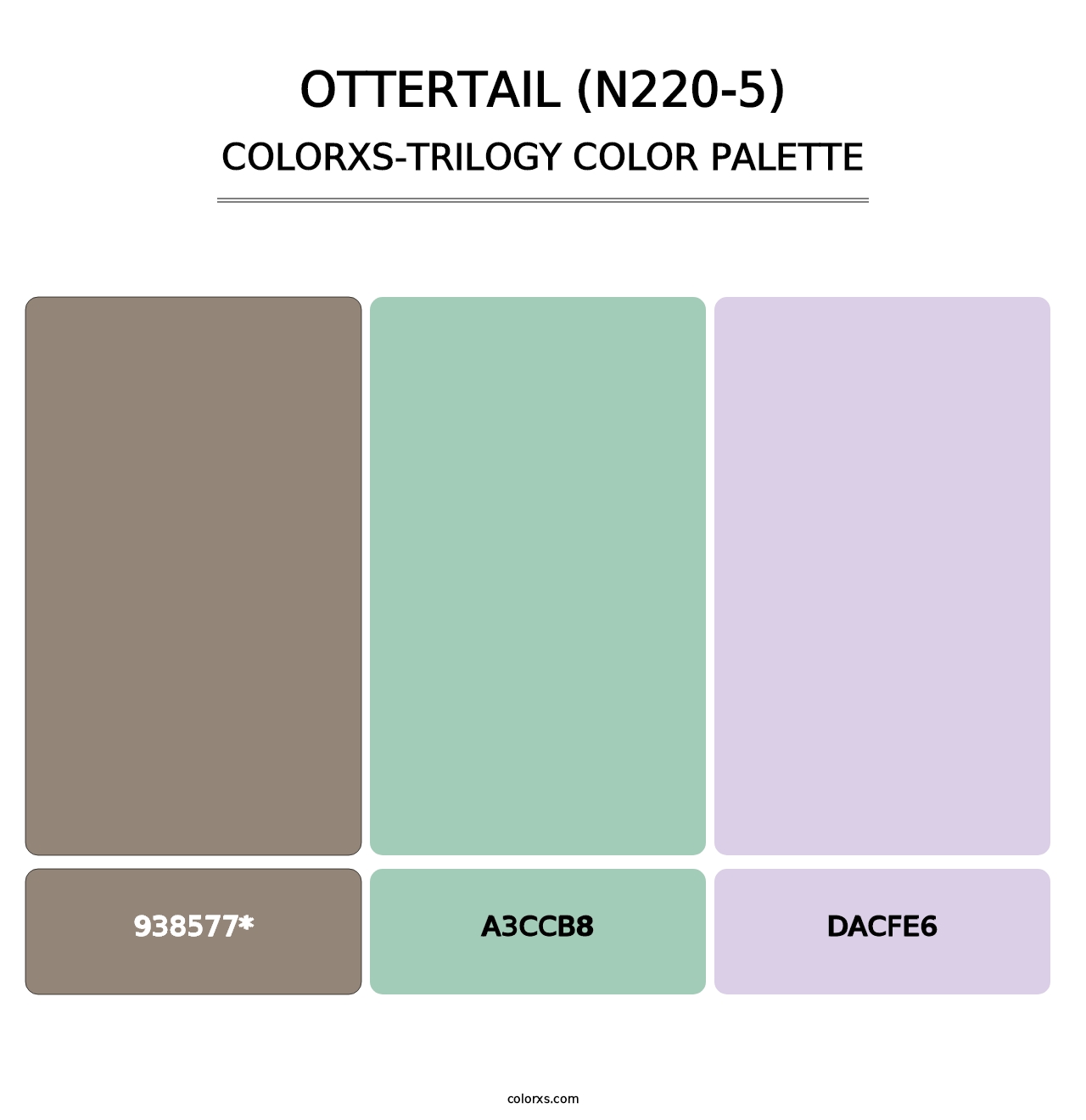 Ottertail (N220-5) - Colorxs Trilogy Palette