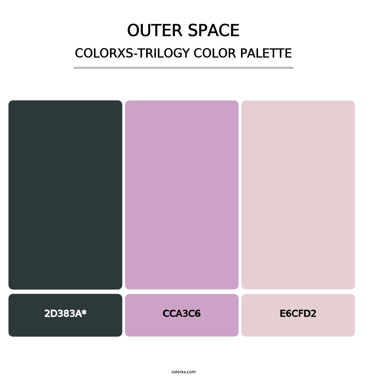 Outer Space - Colorxs Trilogy Palette