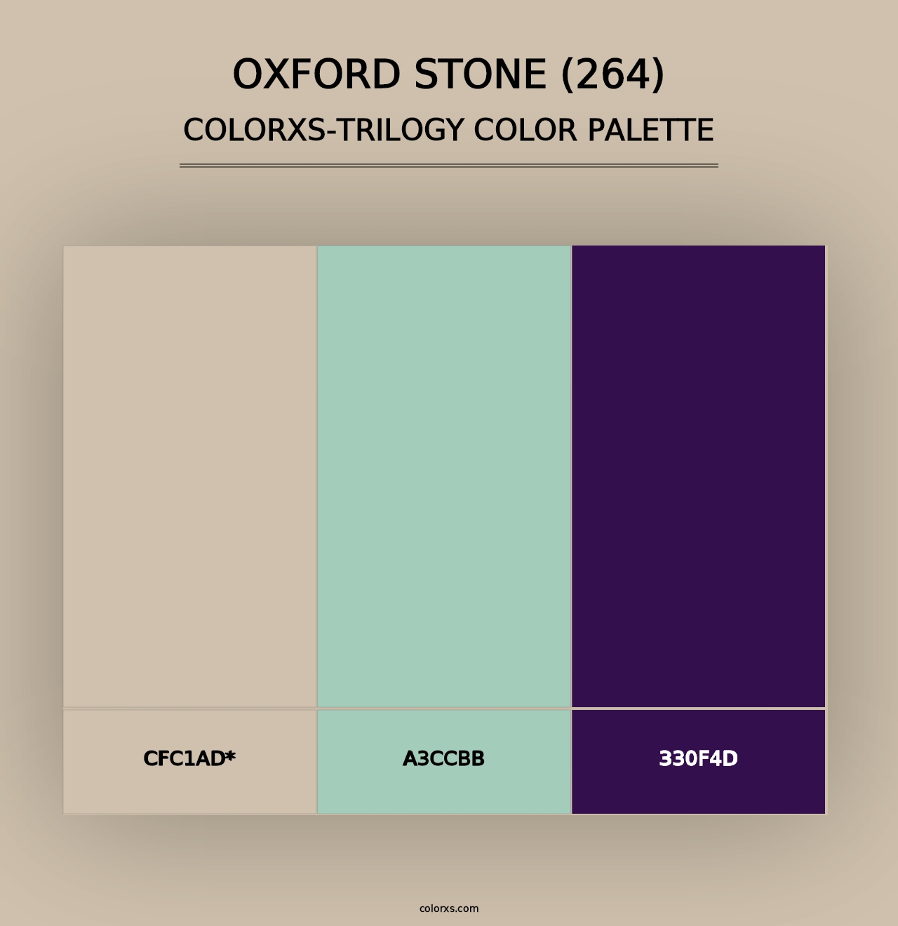 Oxford Stone (264) - Colorxs Trilogy Palette