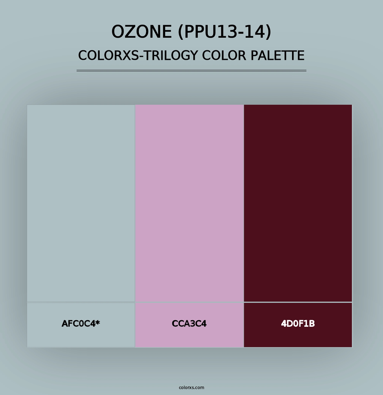 Ozone (PPU13-14) - Colorxs Trilogy Palette