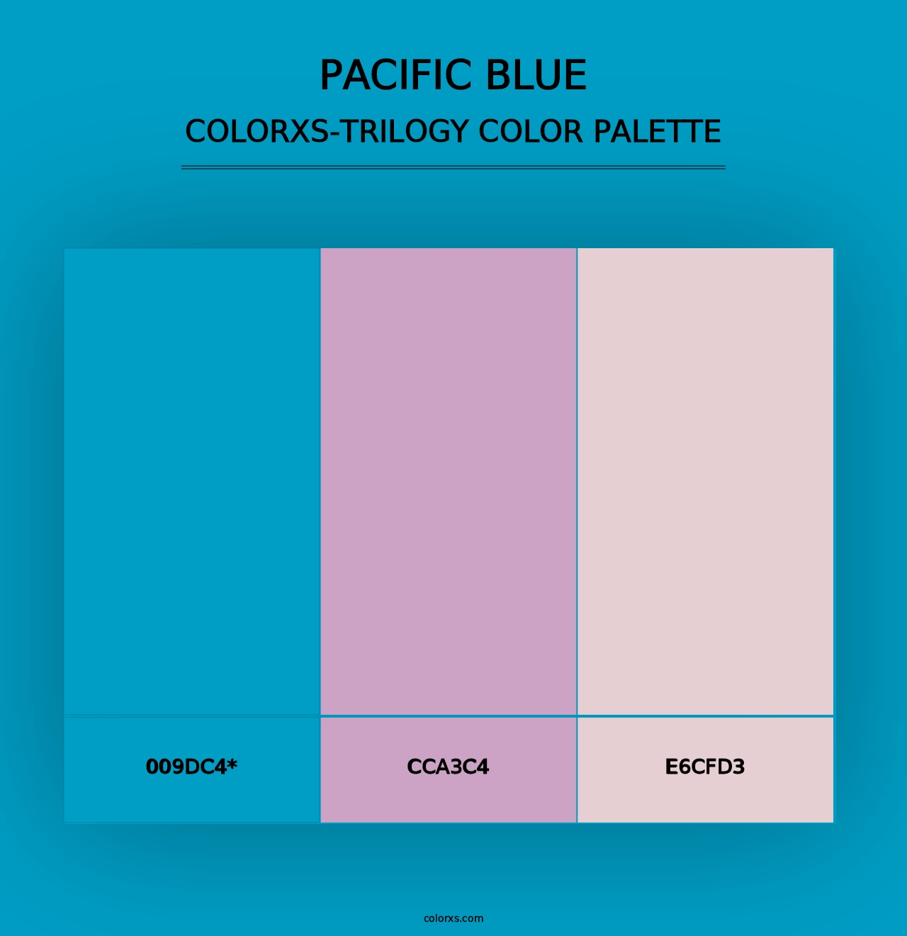 Pacific Blue - Colorxs Trilogy Palette