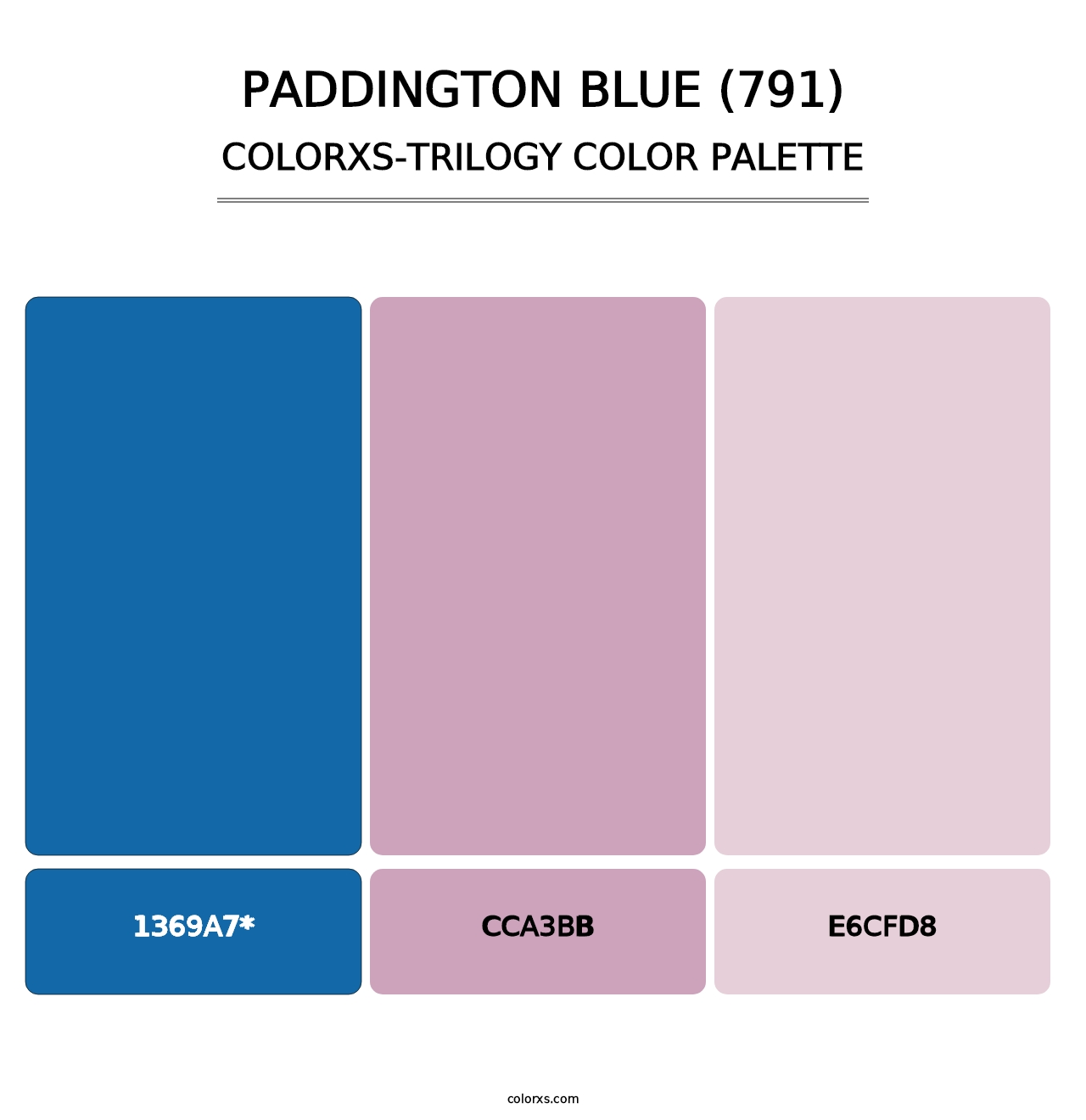 Paddington Blue (791) - Colorxs Trilogy Palette