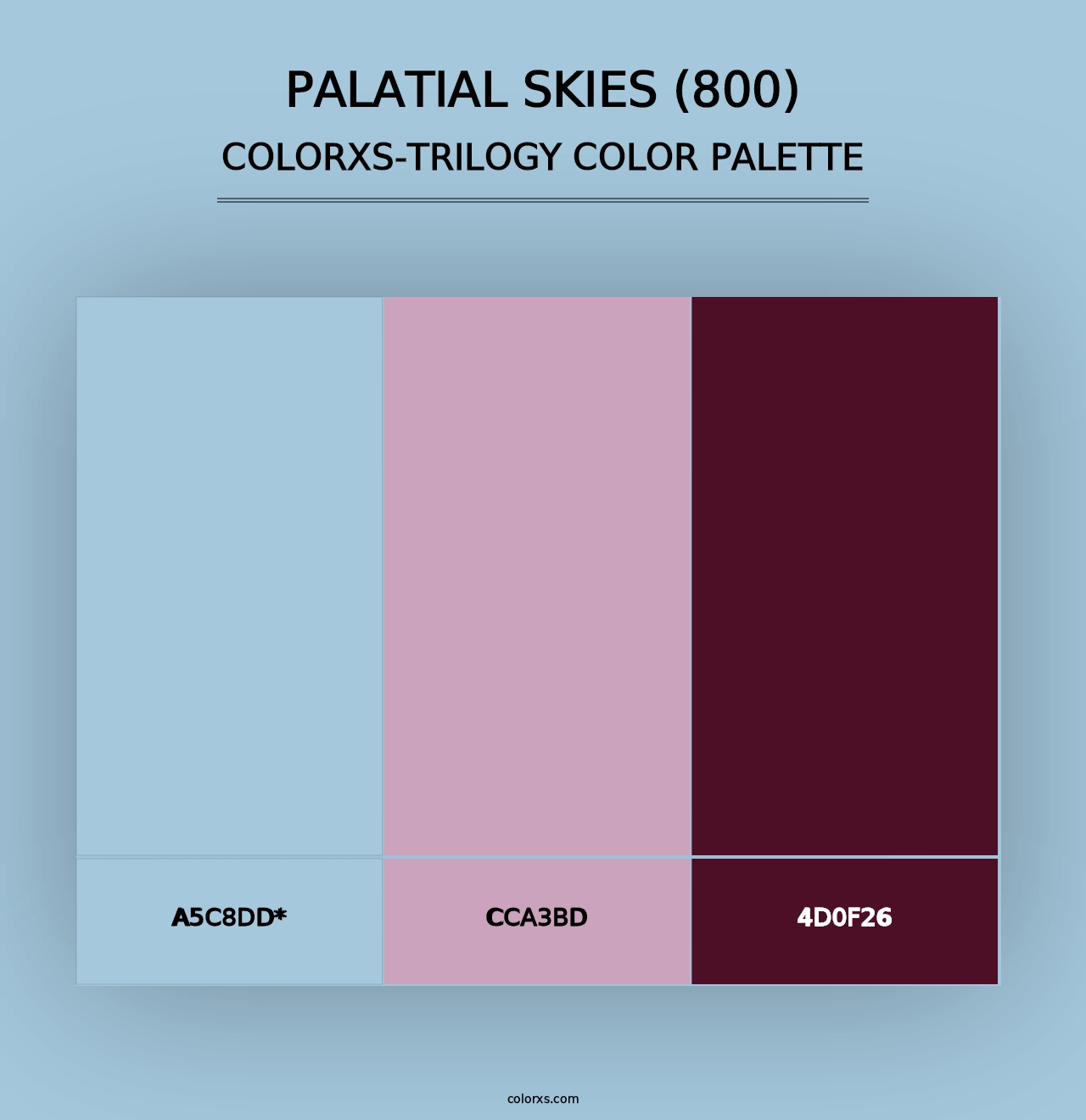 Palatial Skies (800) - Colorxs Trilogy Palette