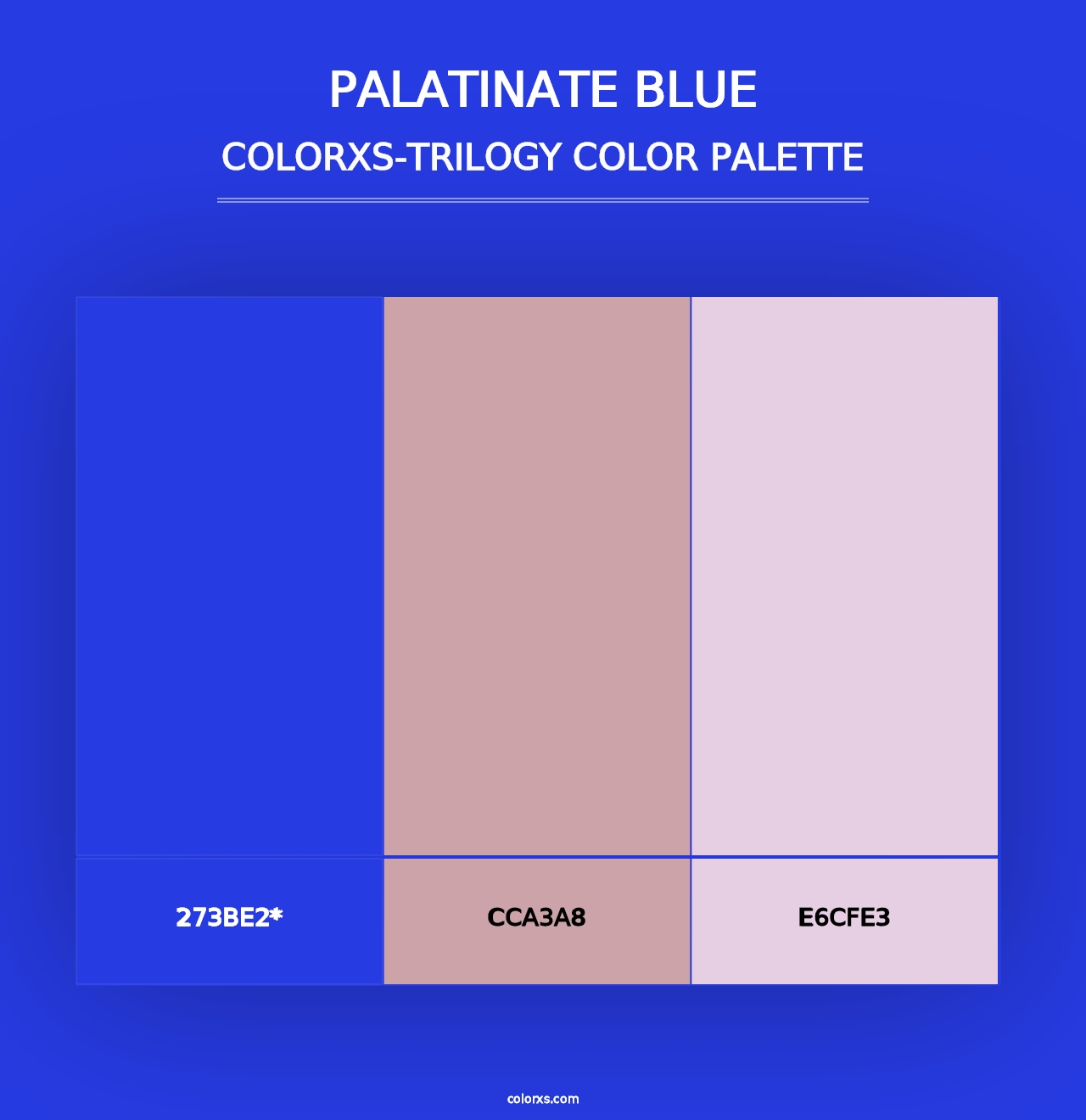 Palatinate Blue - Colorxs Trilogy Palette